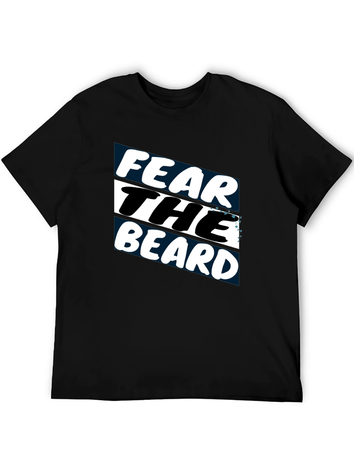Fear the Beard Graphic T-Shirt - Black