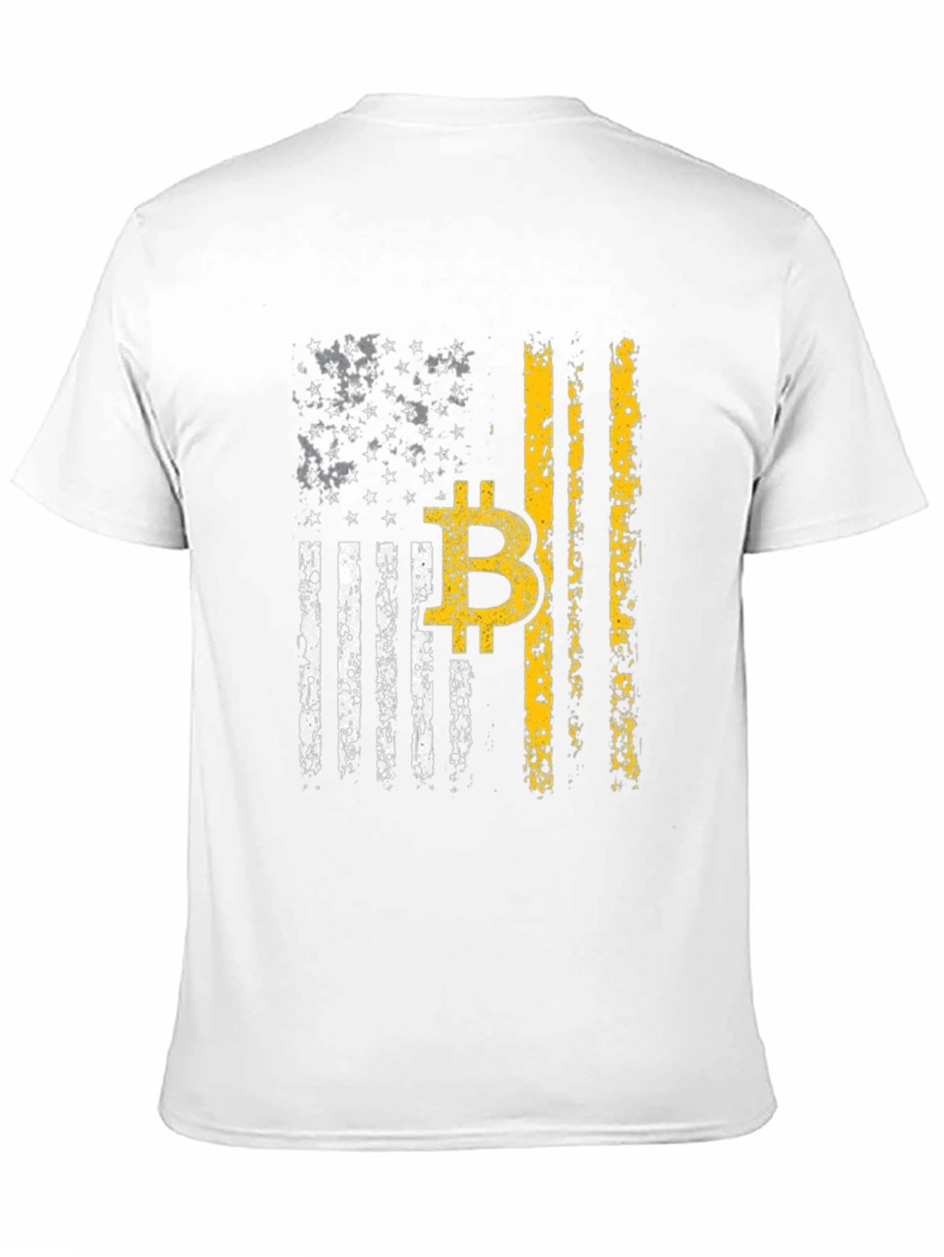 Bitcoin American Flag Graphic Tee - Crypto T-Shirt