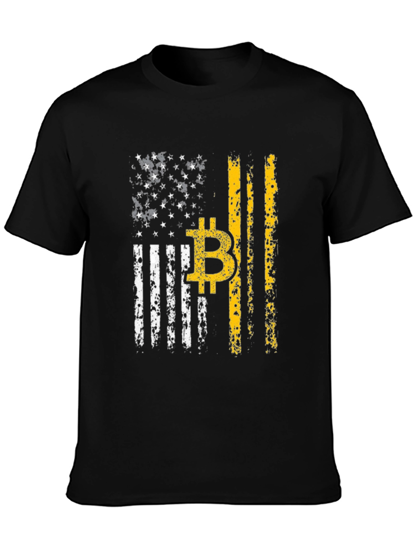 Bitcoin American Flag Graphic Tee - Crypto T-Shirt
