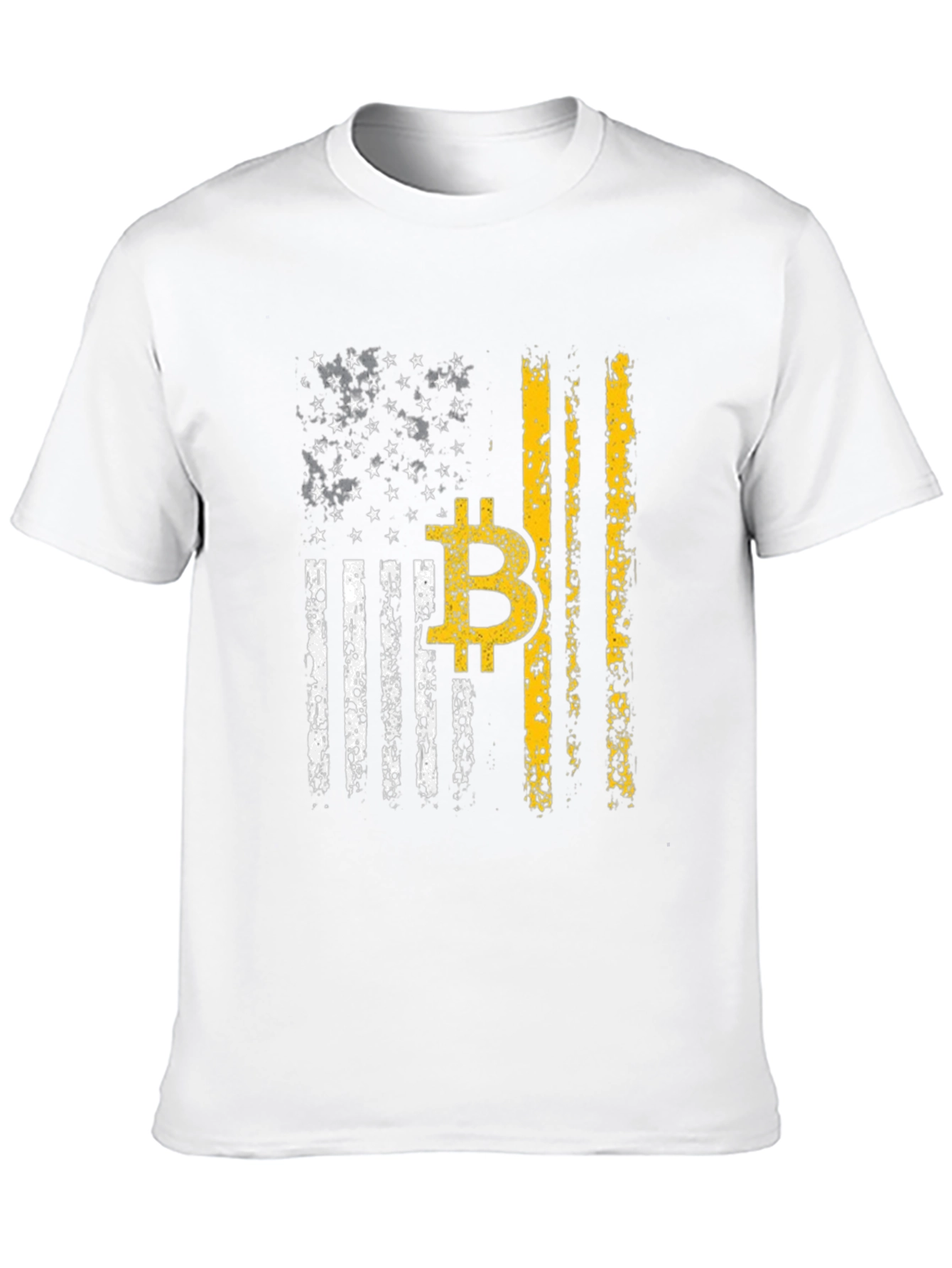 Bitcoin American Flag Graphic Tee - Crypto T-Shirt