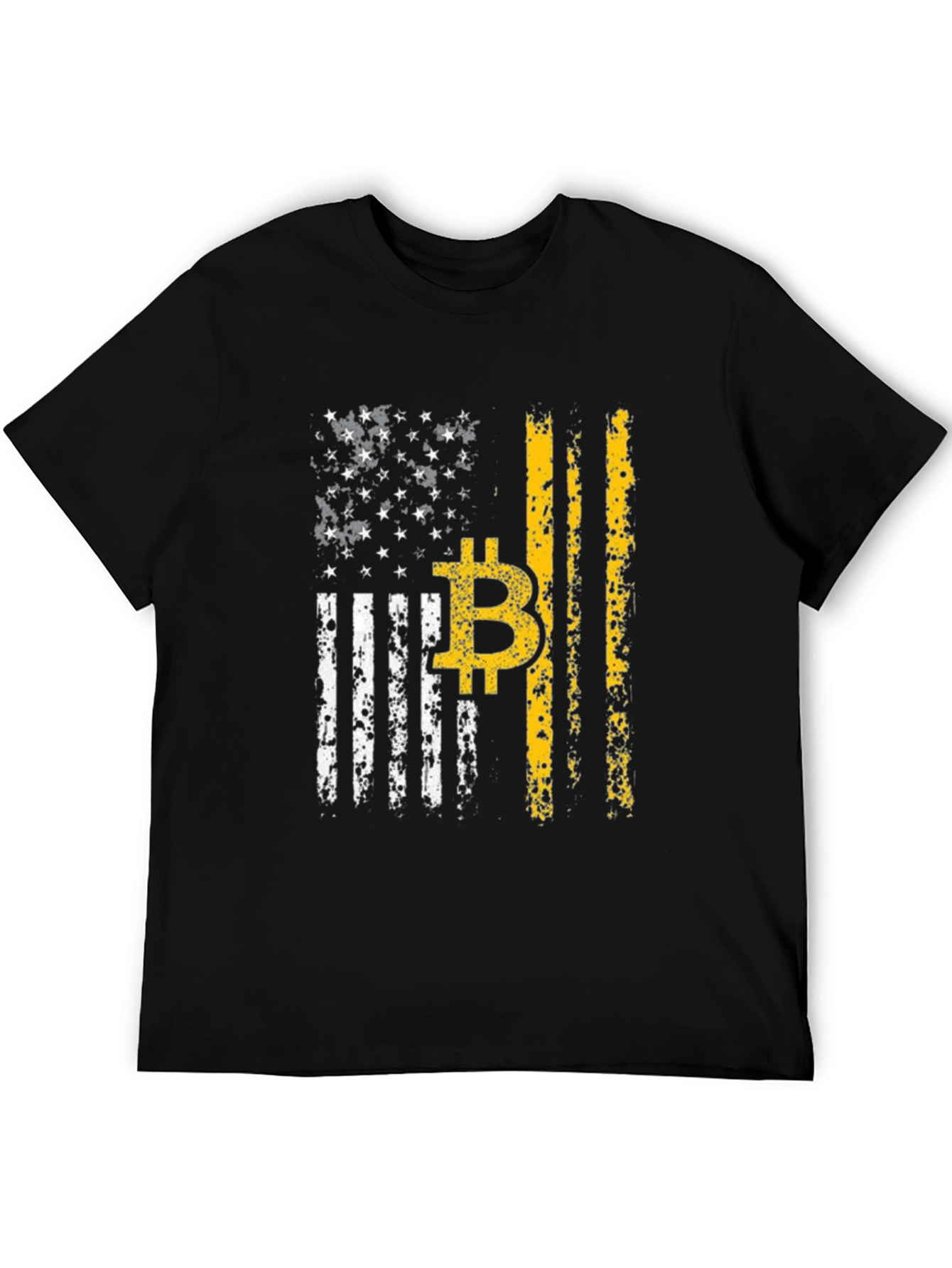 Bitcoin American Flag Graphic Tee - Crypto T-Shirt