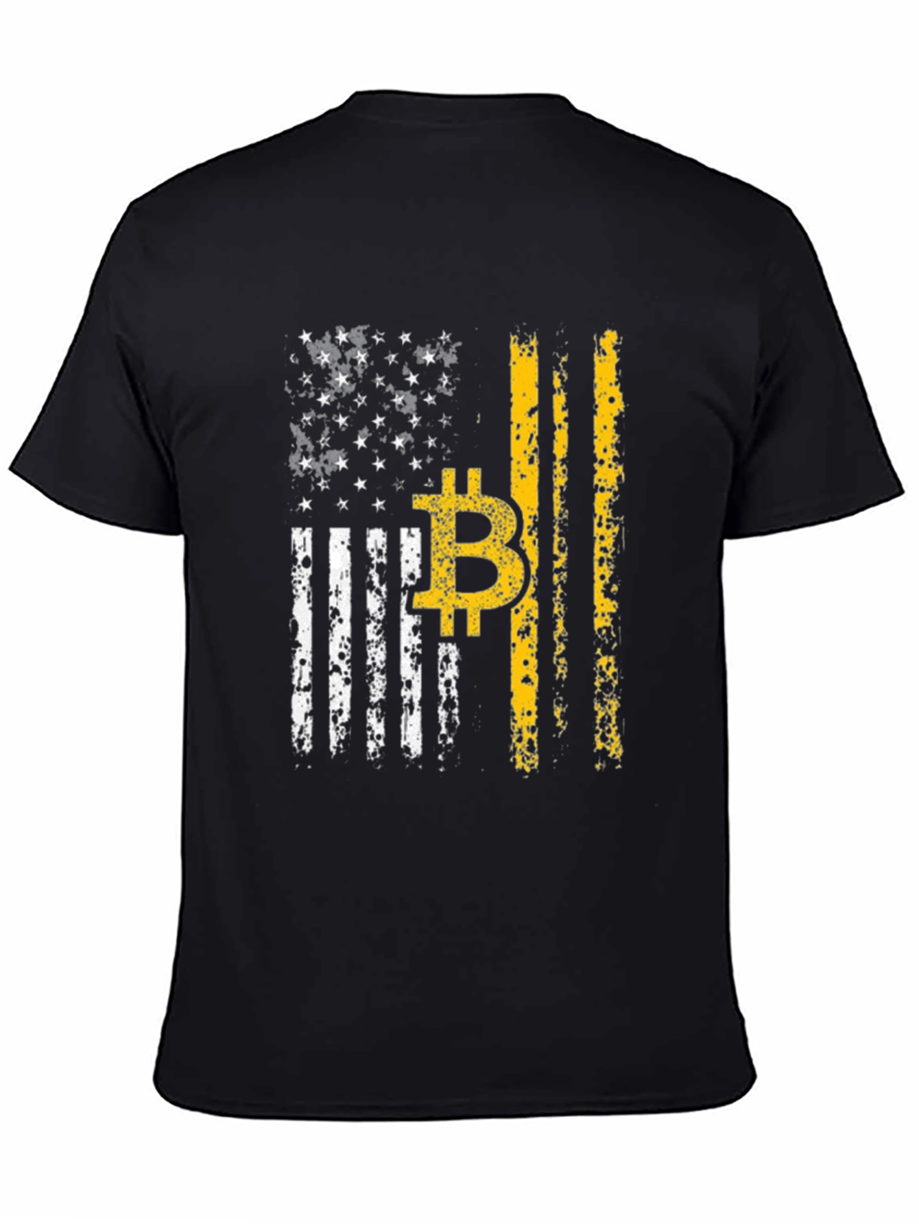 Bitcoin American Flag Graphic Tee - Crypto T-Shirt