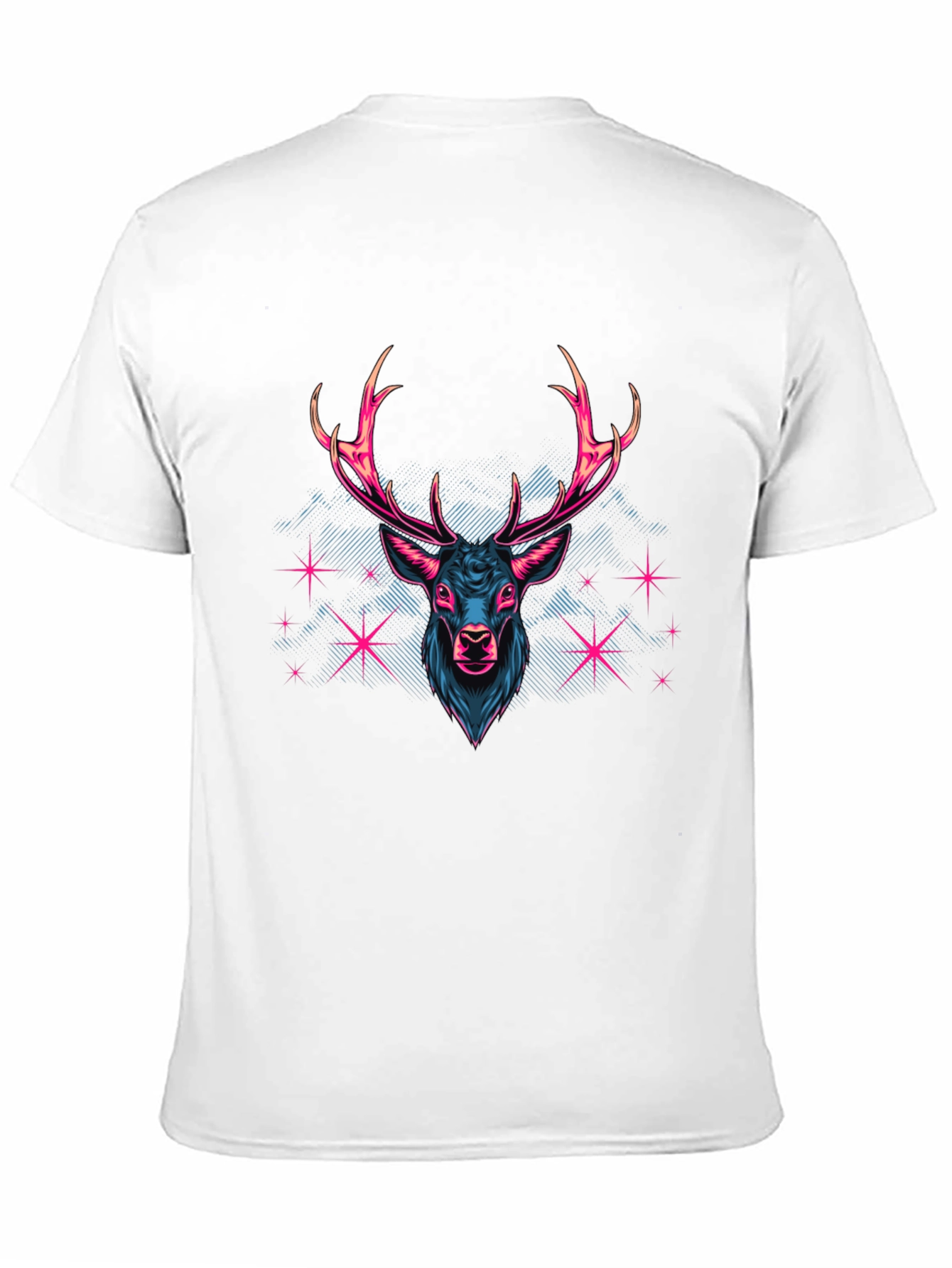 Neon Deer Graphic T-Shirt - Bold & Stylish