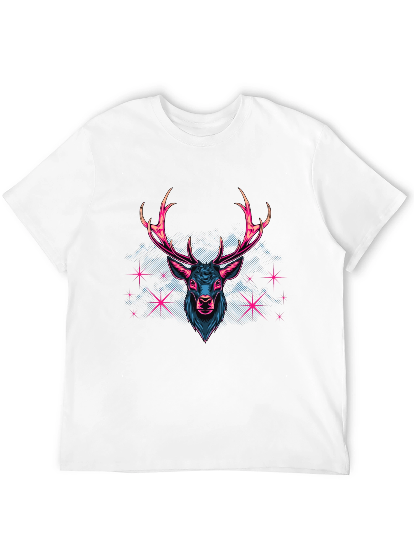 Neon Deer Graphic T-Shirt - Bold & Stylish