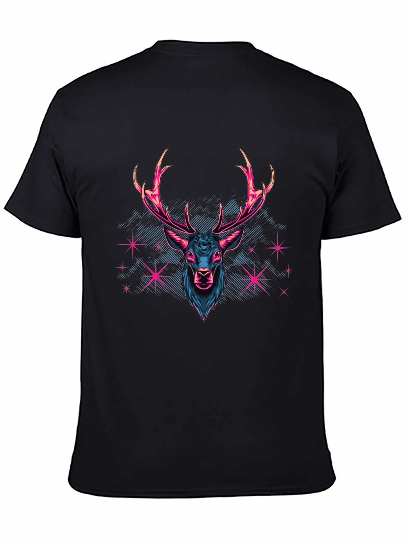 Neon Deer Graphic T-Shirt - Bold & Stylish