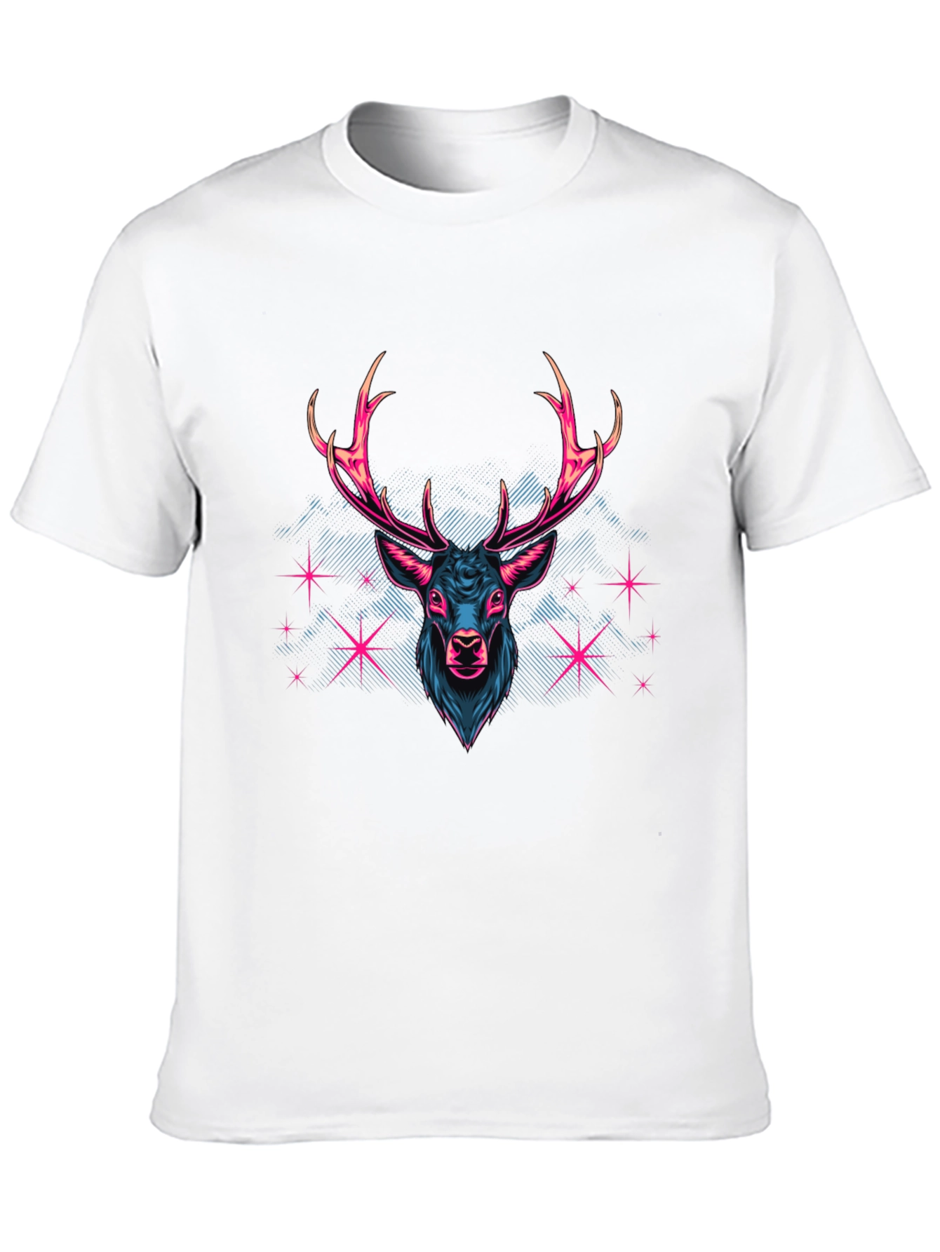 Neon Deer Graphic T-Shirt - Bold & Stylish