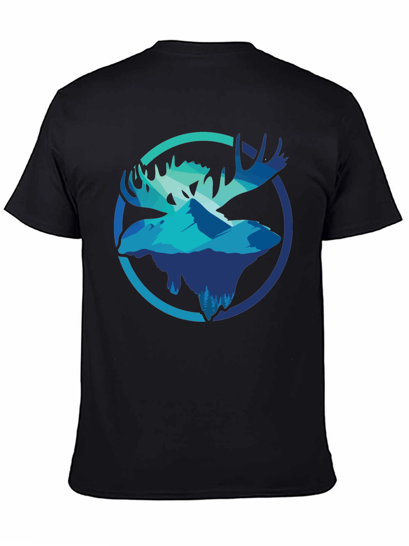 Moose Mountain Graphic T-Shirt - Black