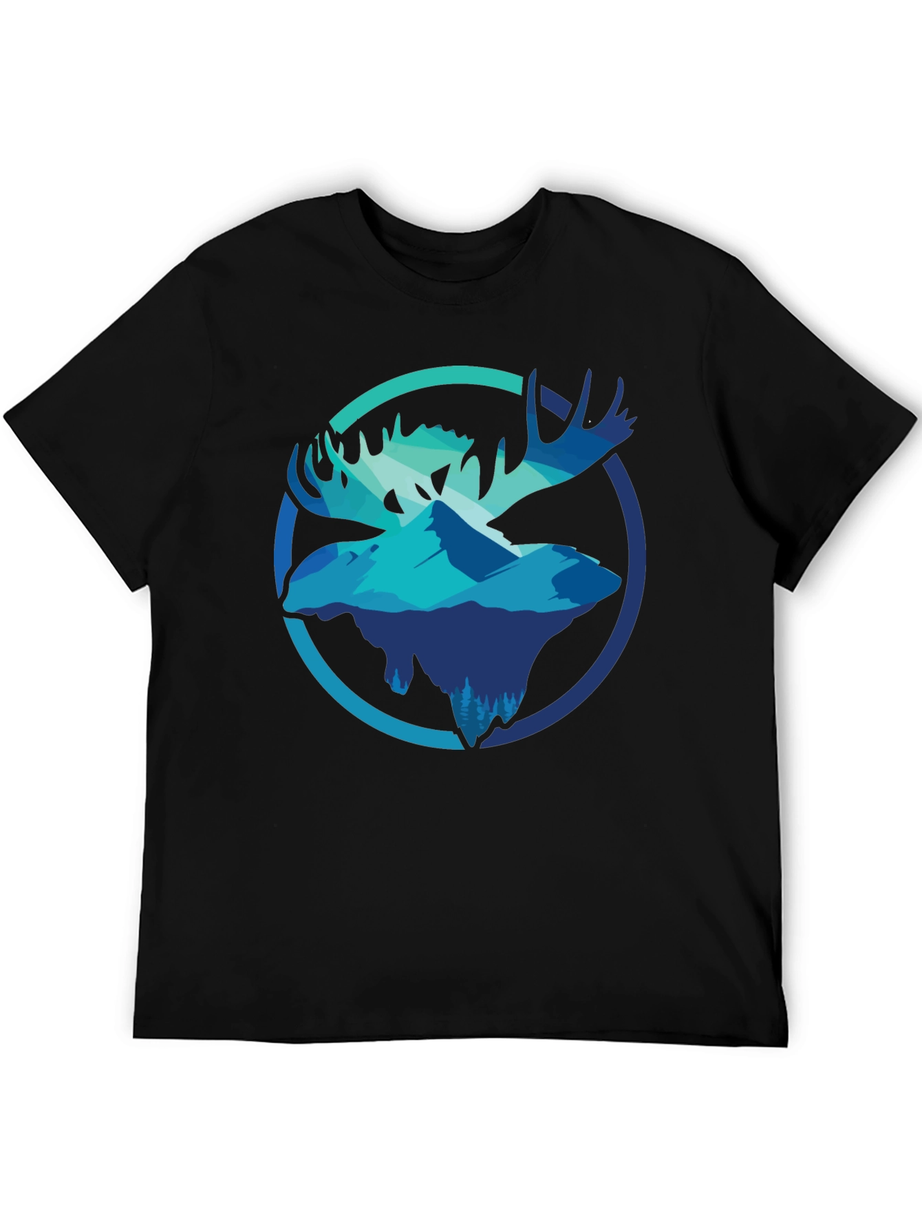 Moose Mountain Graphic T-Shirt - Black