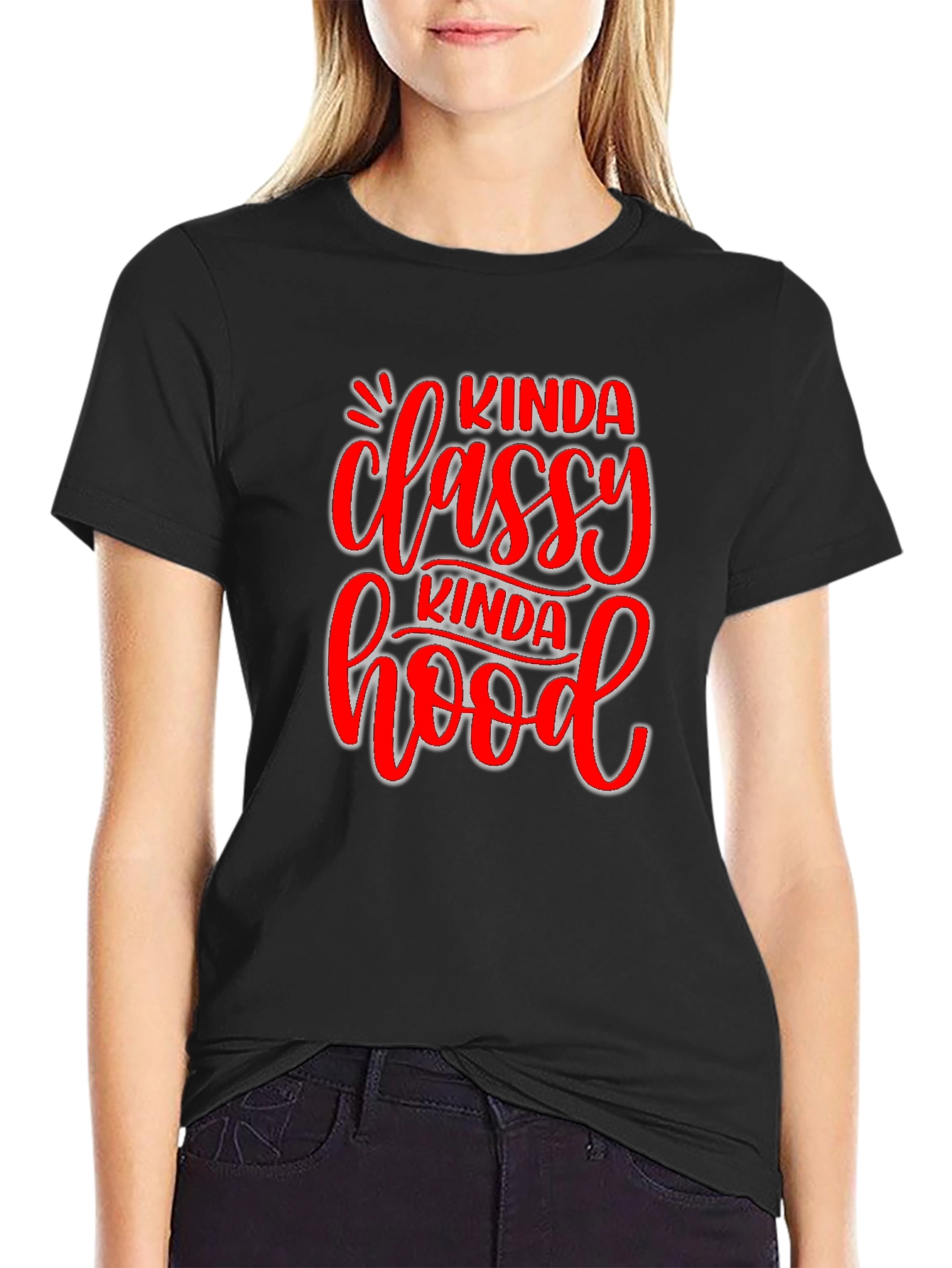 Kinda Classy Kinda Hood Graphic T-Shirt