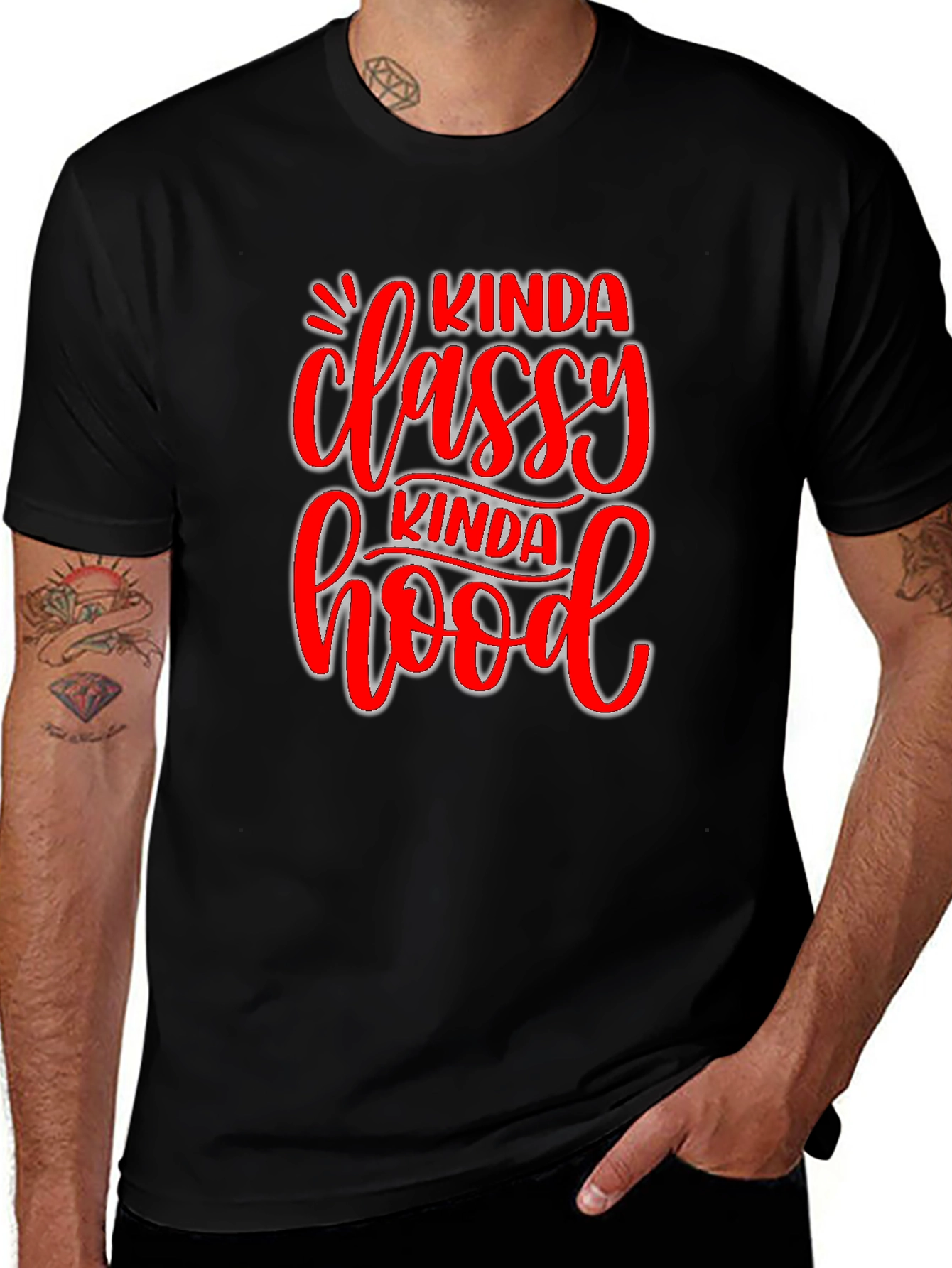 Kinda Classy Kinda Hood Graphic T-Shirt