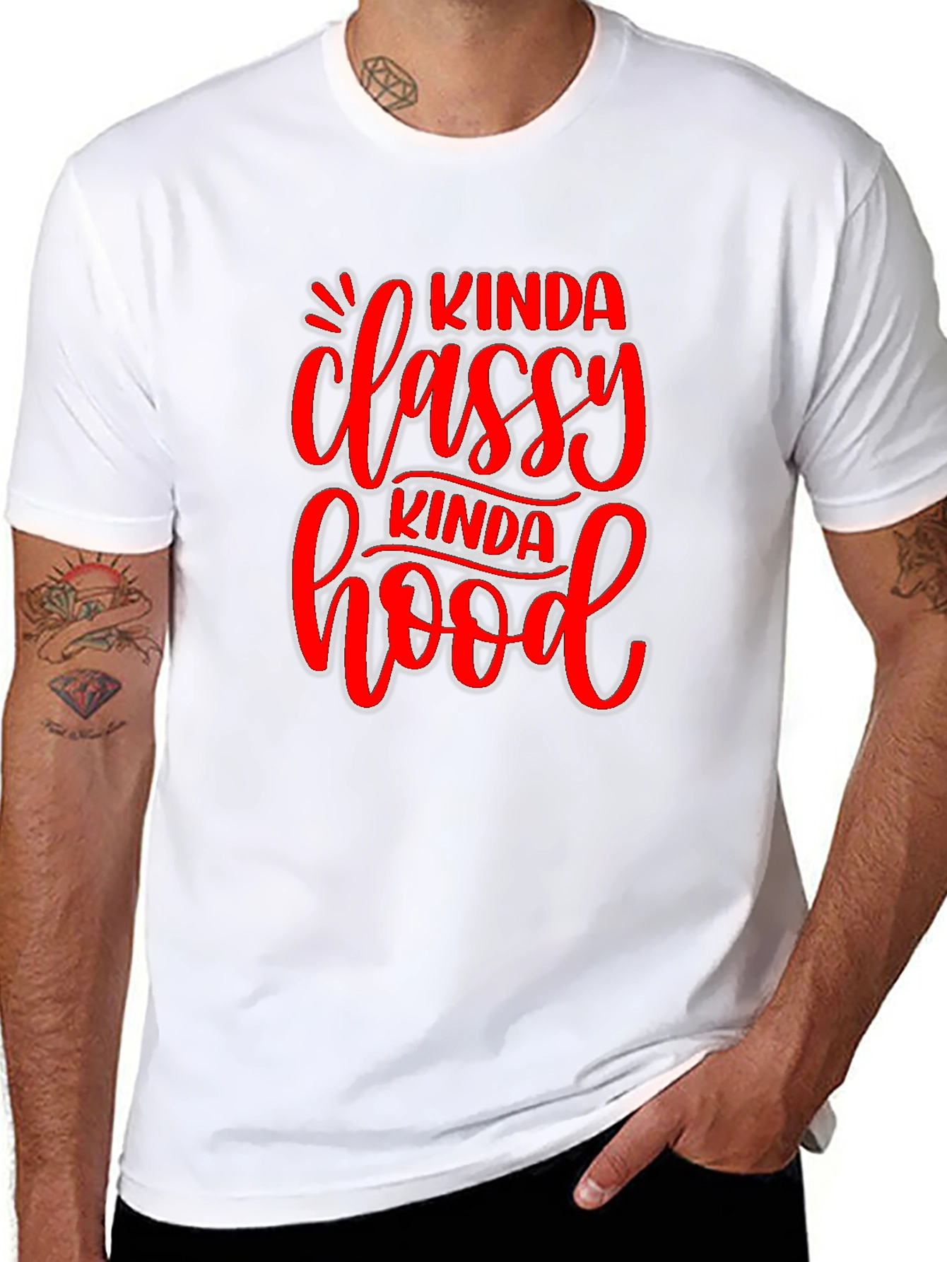 Kinda Classy Kinda Hood Graphic T-Shirt