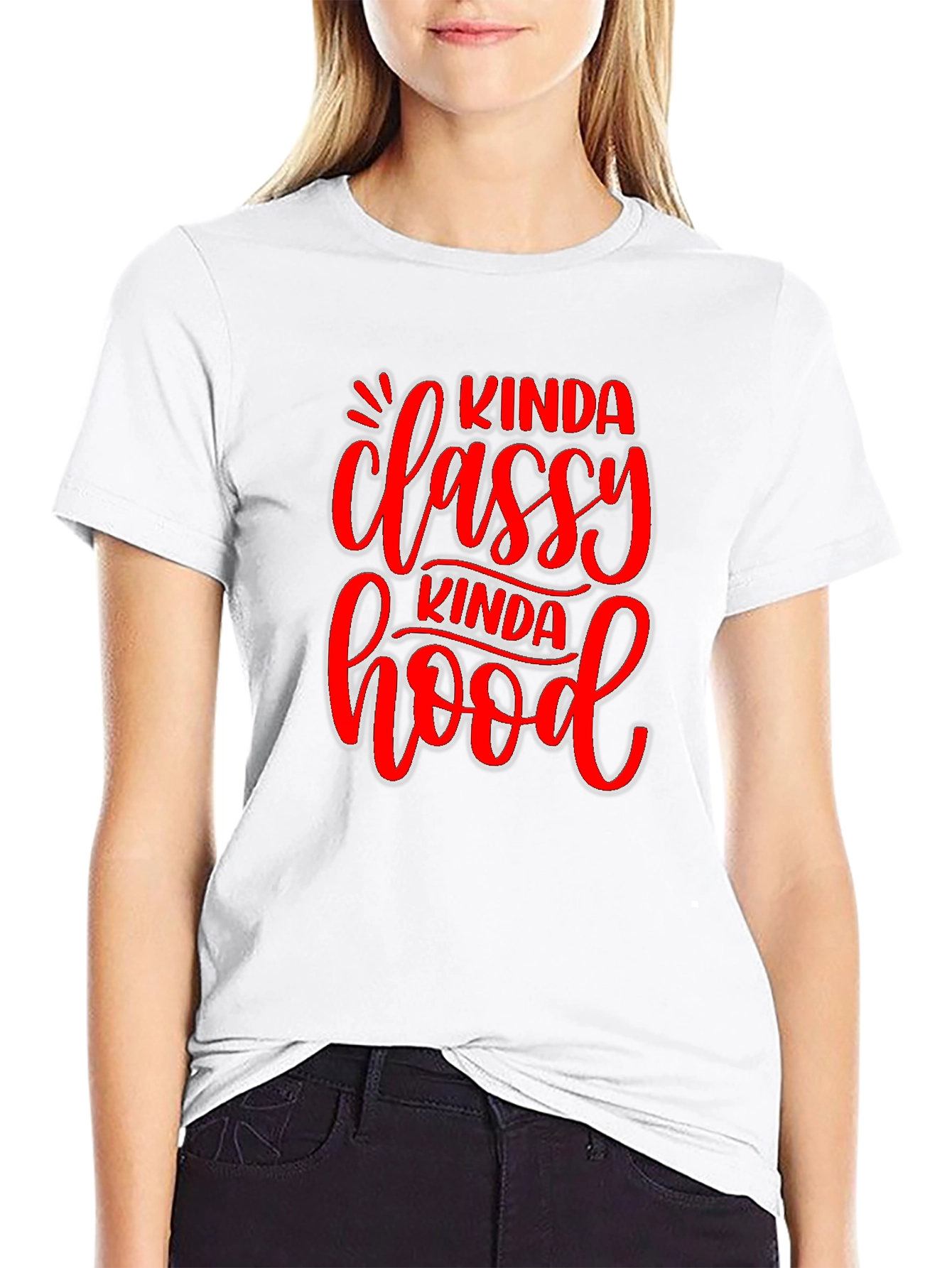 Kinda Classy Kinda Hood Graphic T-Shirt