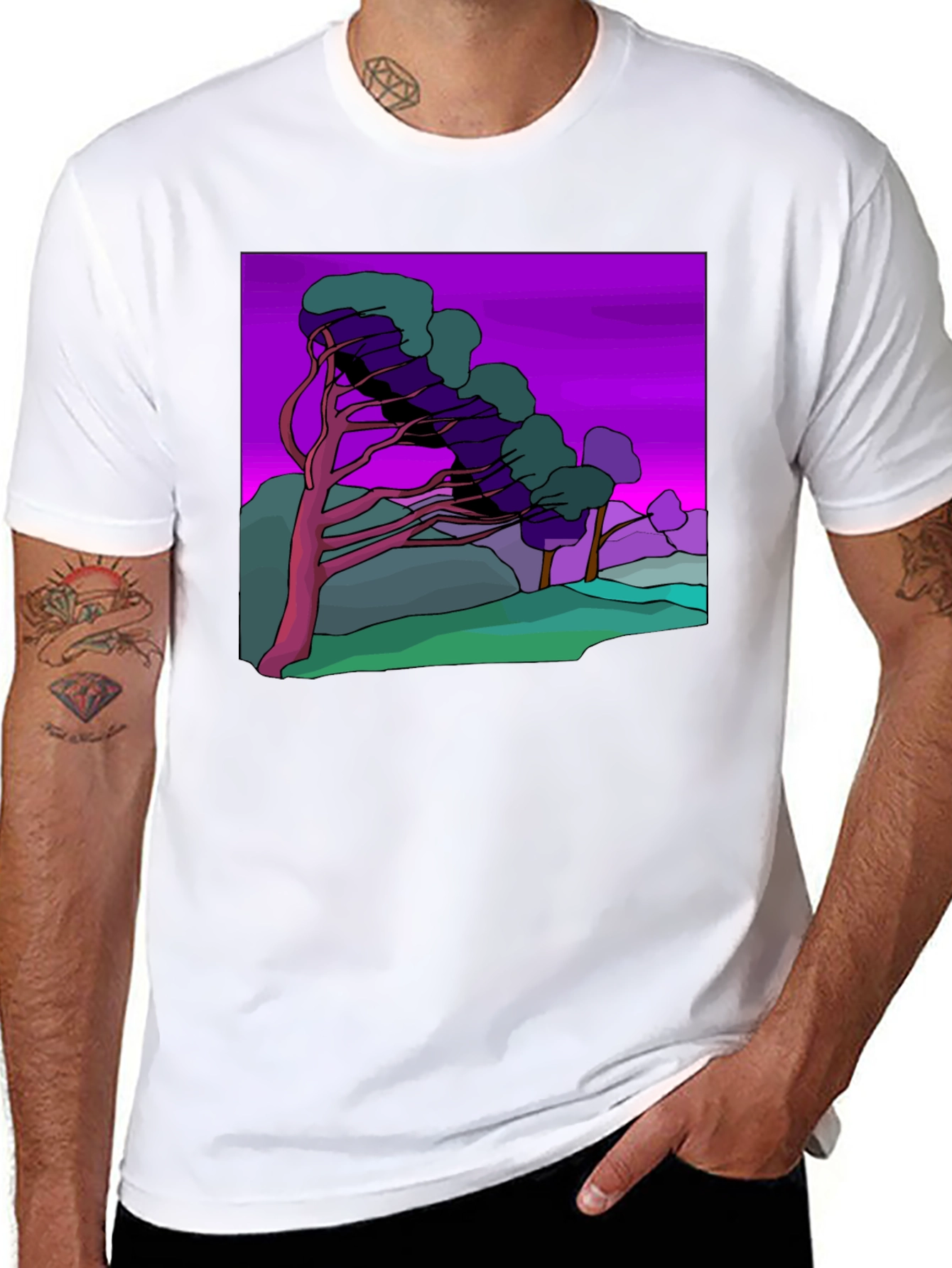 Whimsical Landscape Tee
