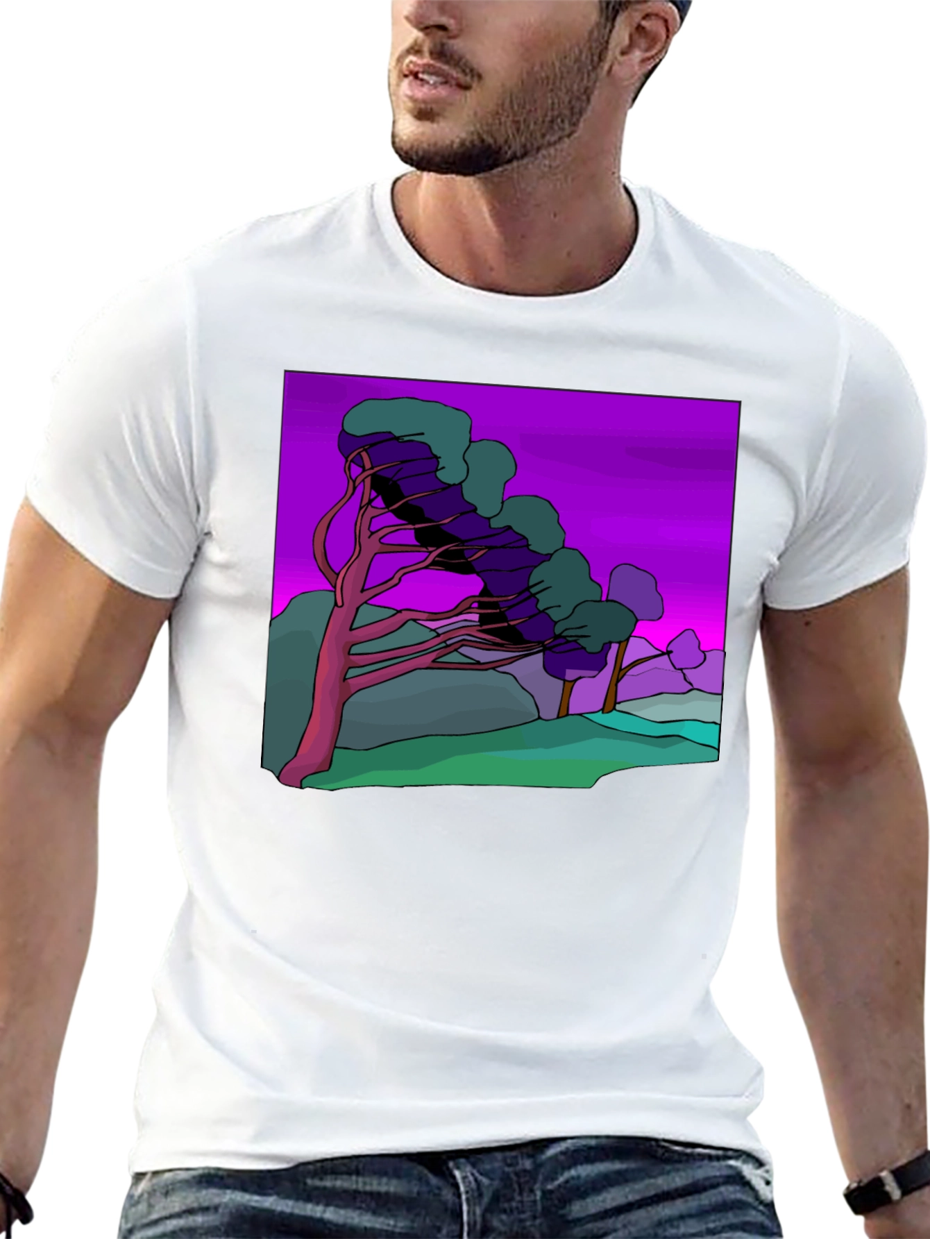 Whimsical Landscape Tee