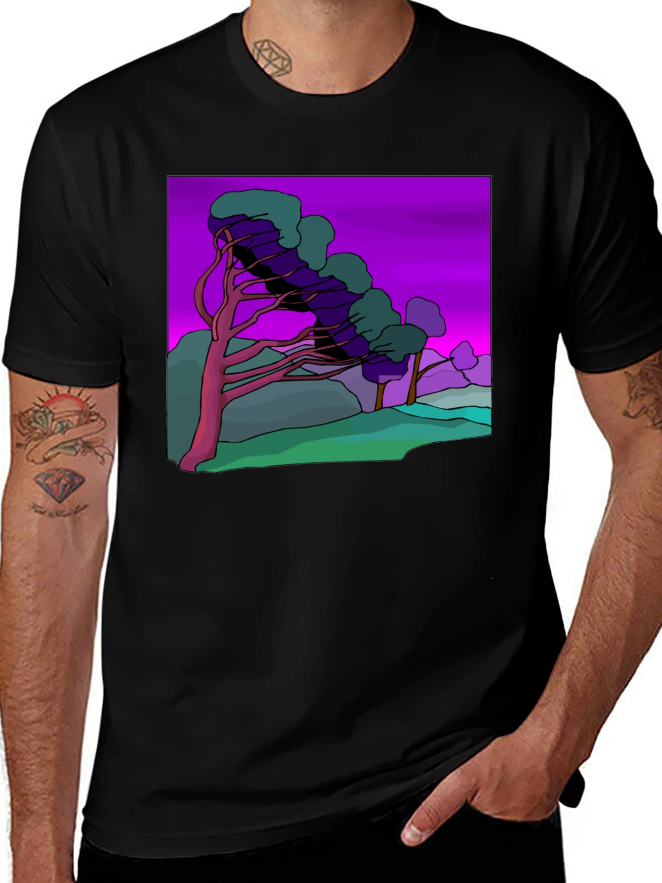 Whimsical Landscape Tee