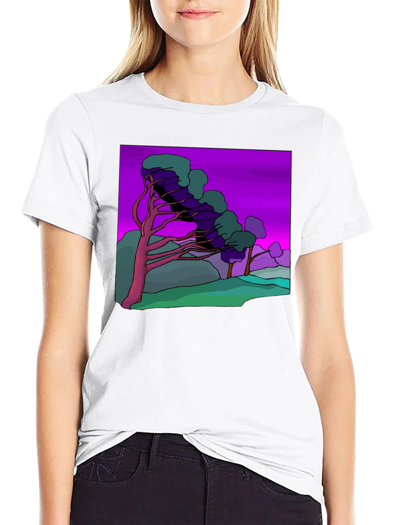 Whimsical Landscape Tee