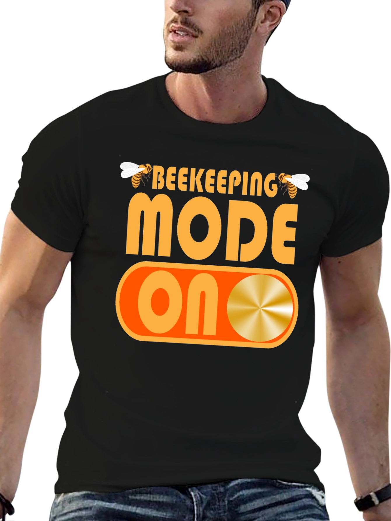 Beekeeping Mode ON T-Shirt Honey Bee Keeper Tee