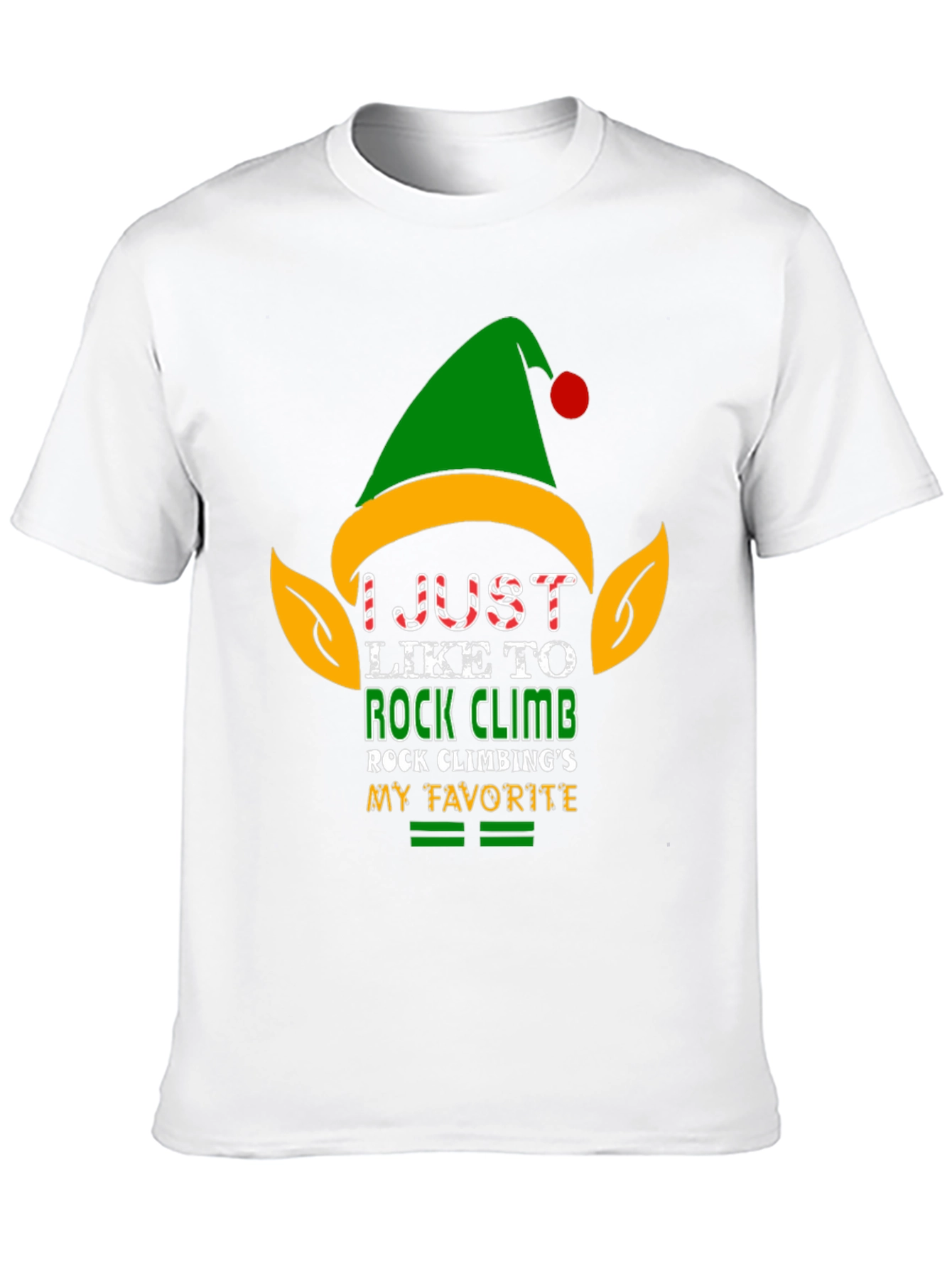 Rock Climbing Elf T-Shirt