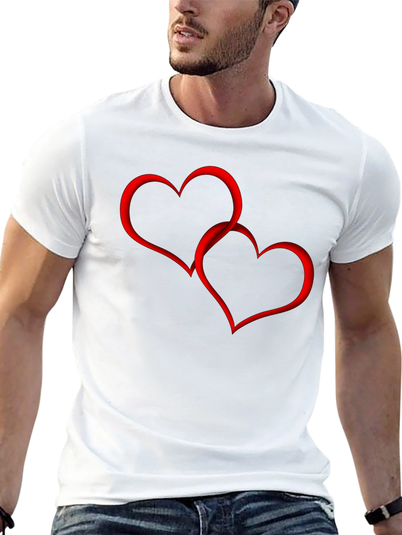 Love Heart T-Shirt - Stylish Valentines Day Gift
