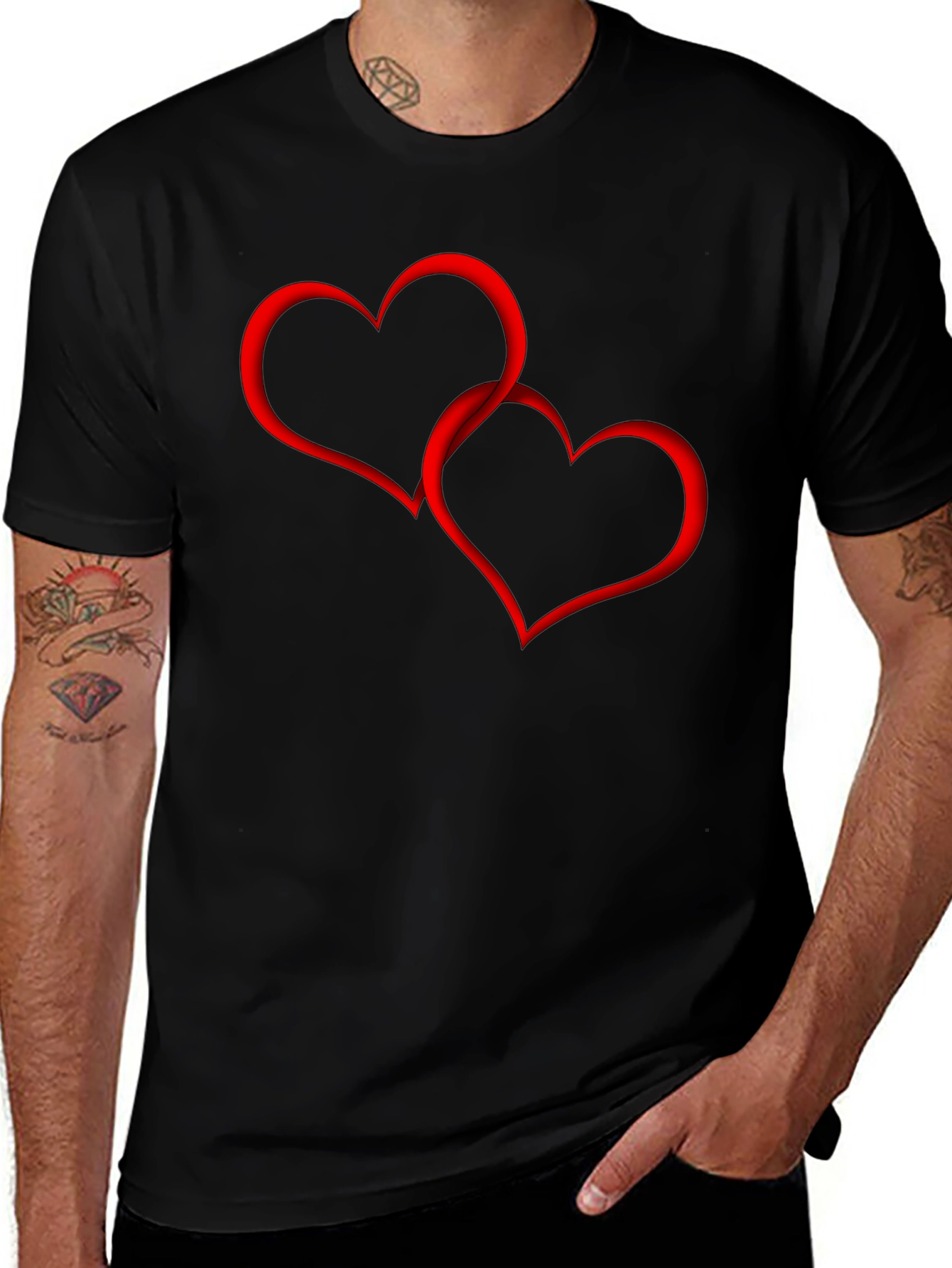 Love Heart T-Shirt - Stylish Valentines Day Gift