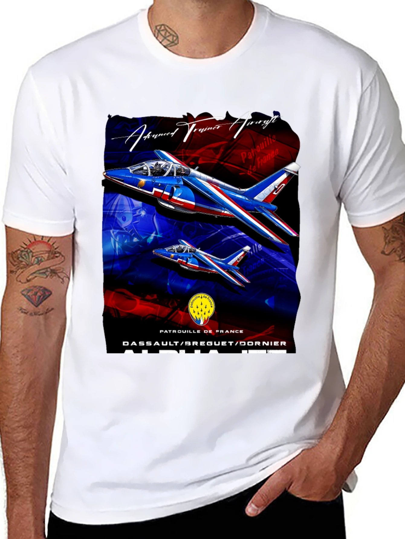 Patrouille de France Dassault Alpha Jet T-Shirt