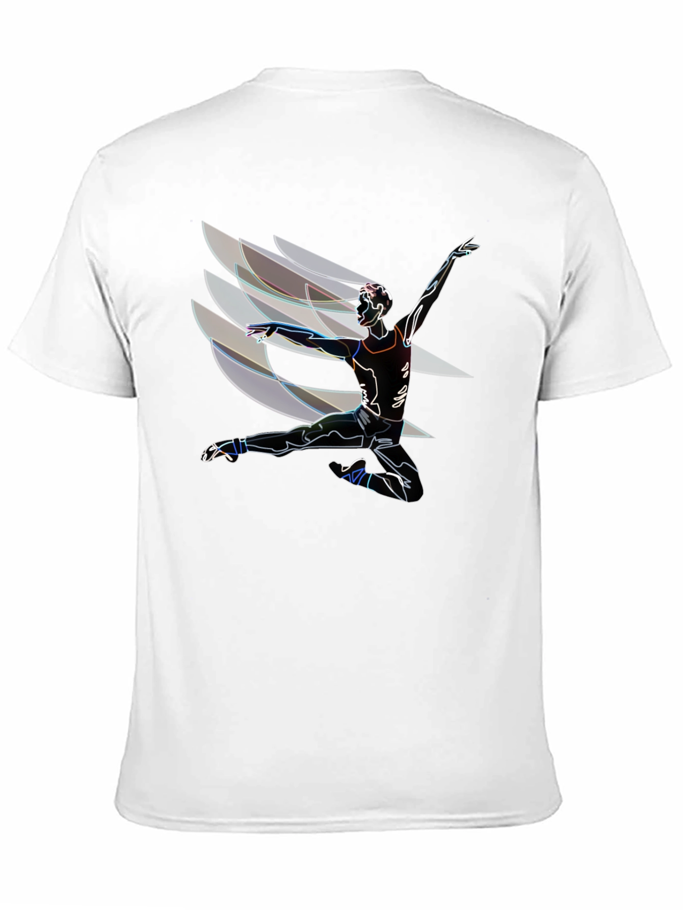 Abstract Dancer Graphic T-Shirt