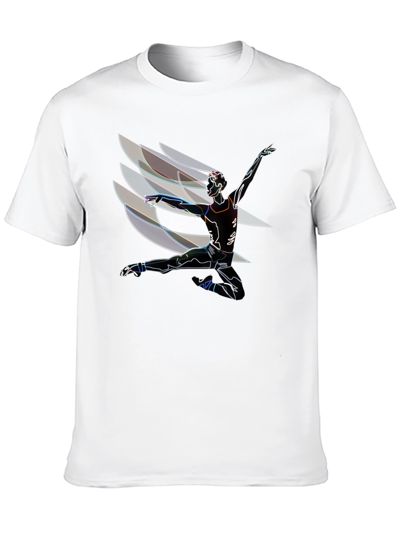 Abstract Dancer Graphic T-Shirt