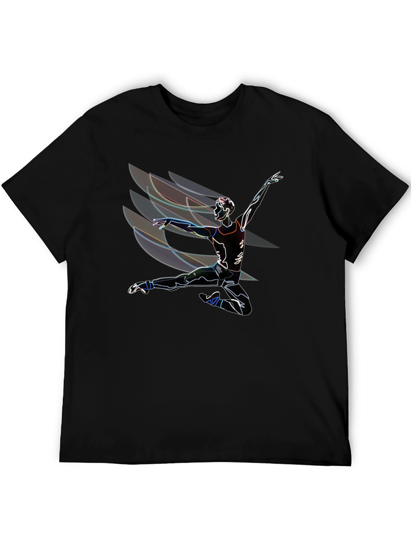 Abstract Dancer Graphic T-Shirt