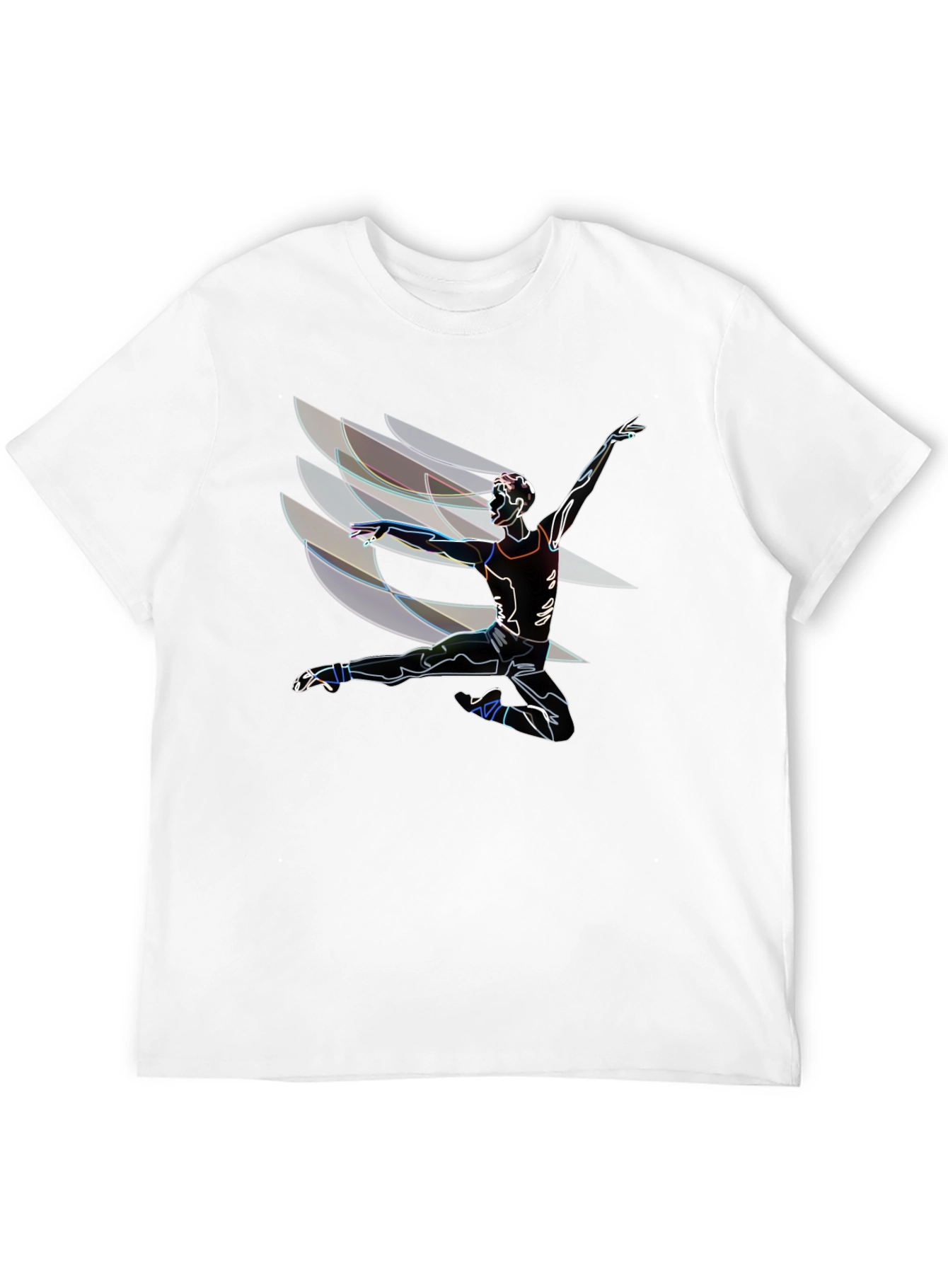 Abstract Dancer Graphic T-Shirt