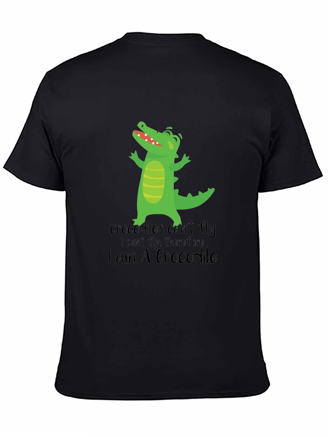 Funny Crocodile Graphic T-Shirt - I am A Crocodile