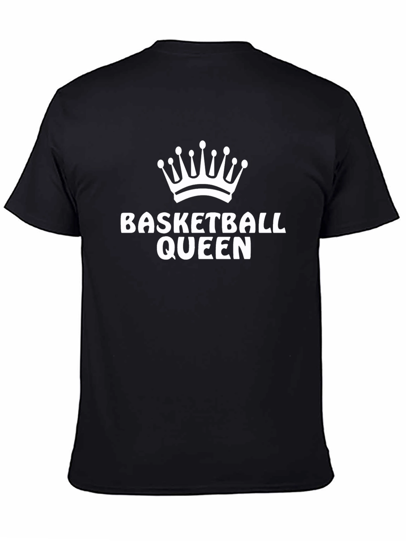 Basketball Queen Graphic Tee - Black