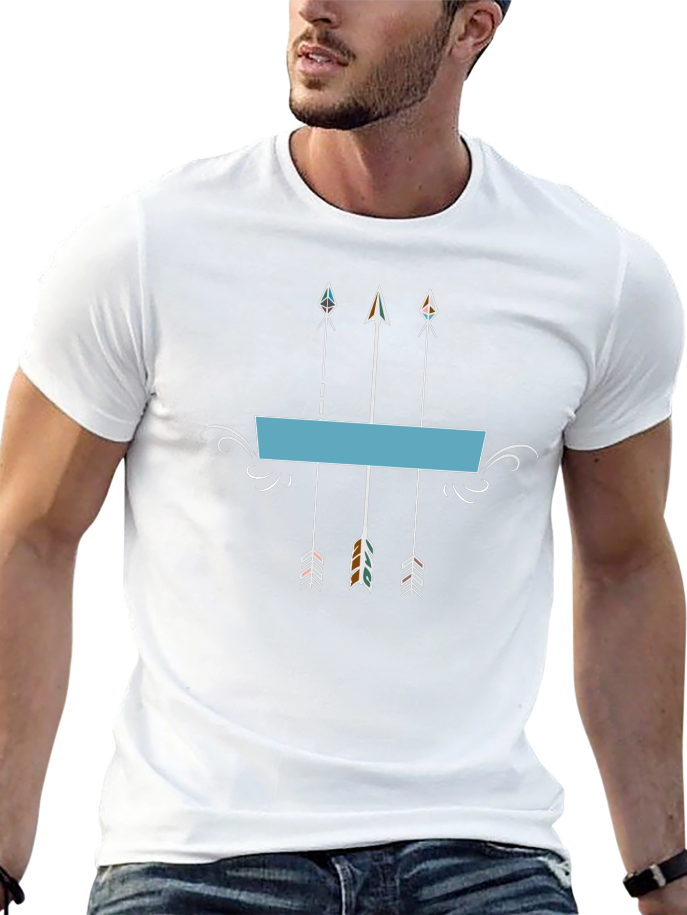 Mens Graphic Tee - Arrow Design