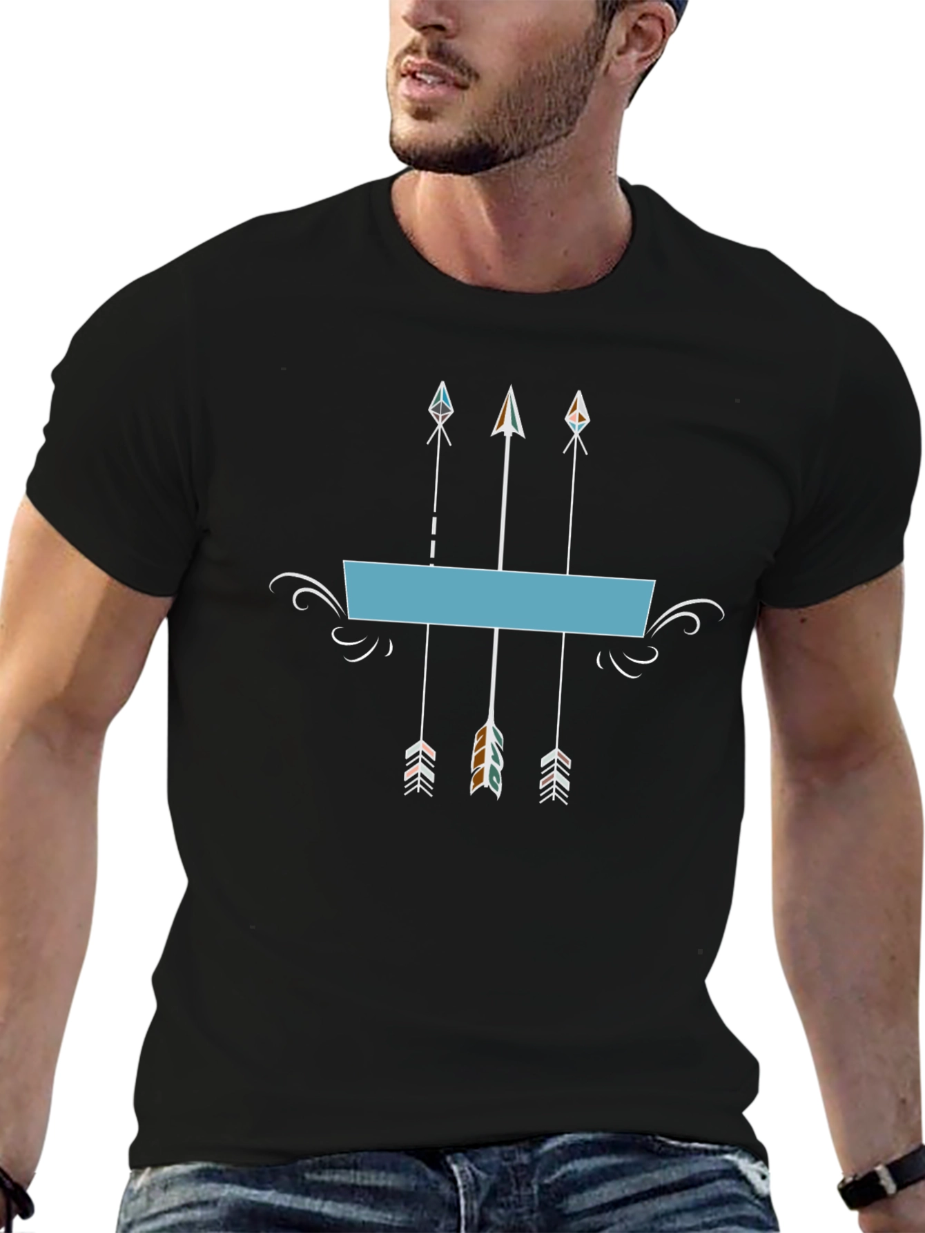Mens Graphic Tee - Arrow Design