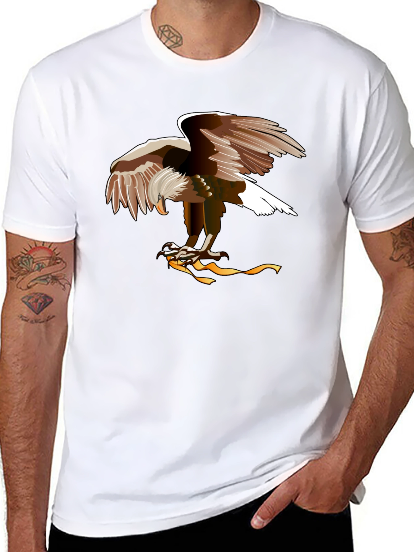 Eagle Graphic Black T-Shirt