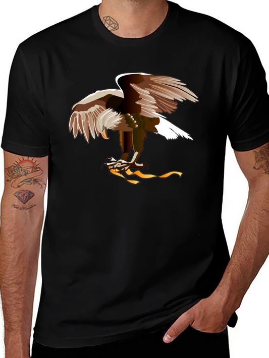 Eagle Graphic Black T-Shirt