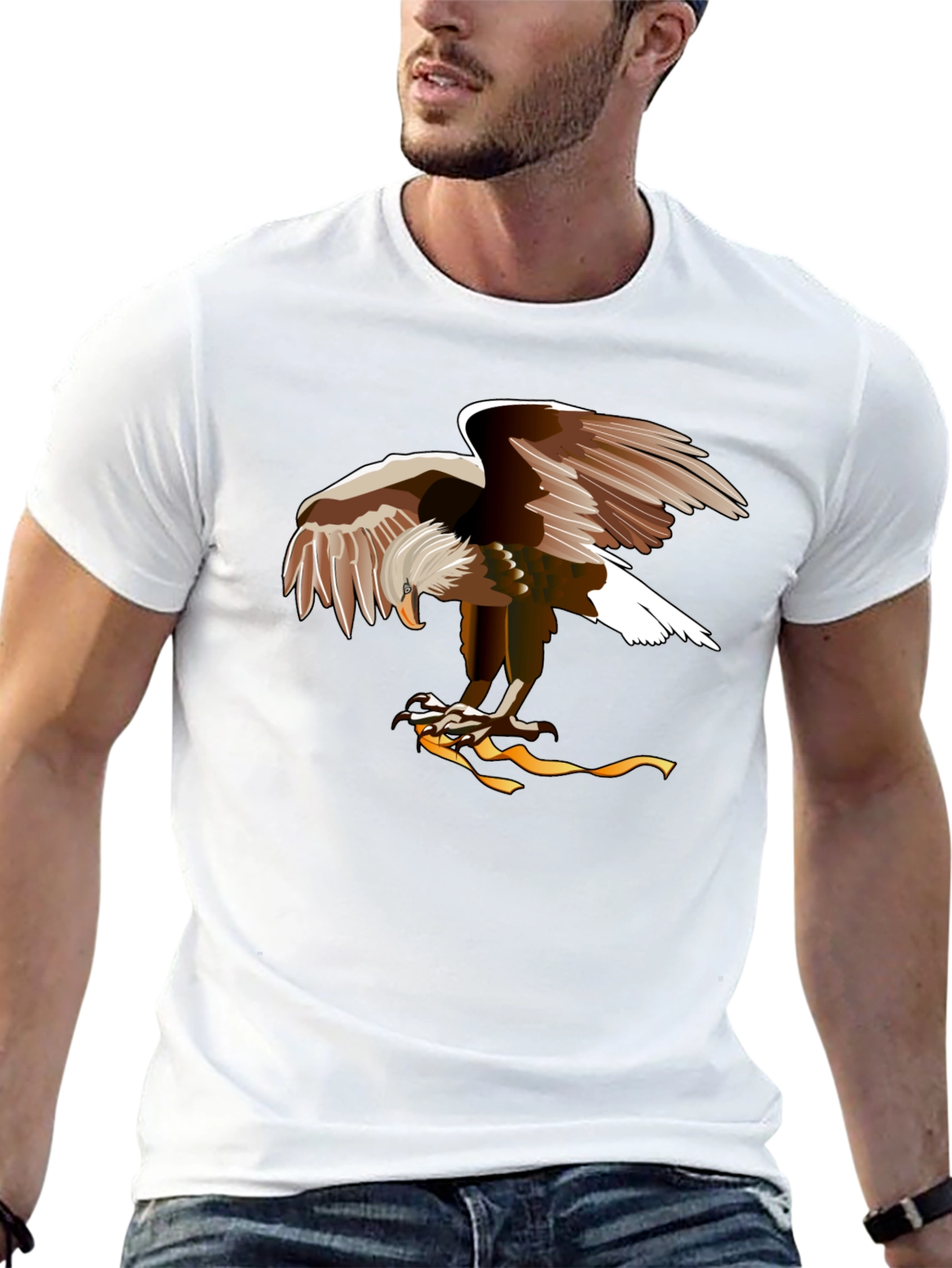 Eagle Graphic Black T-Shirt