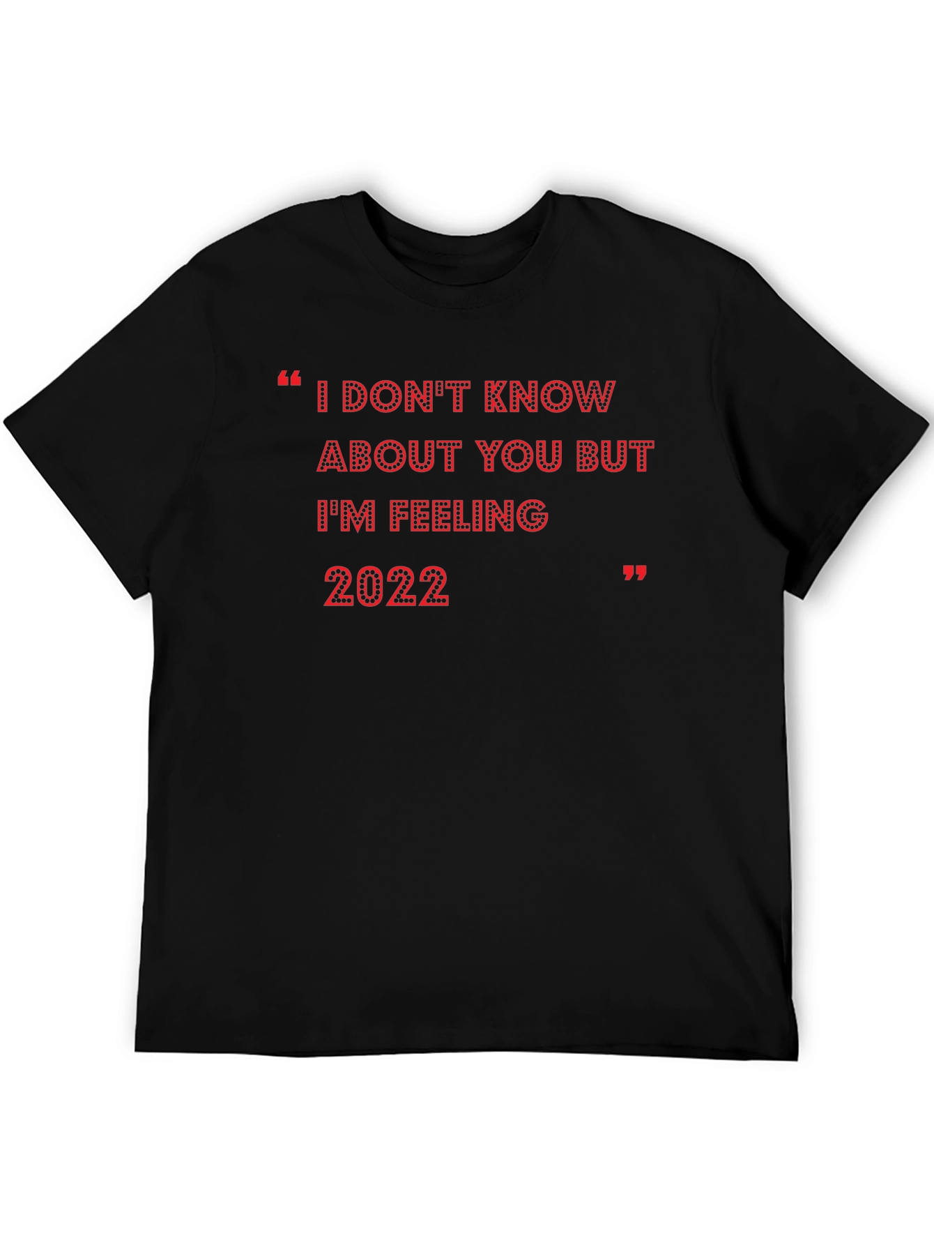 Feeling 2022 Black Graphic Tee