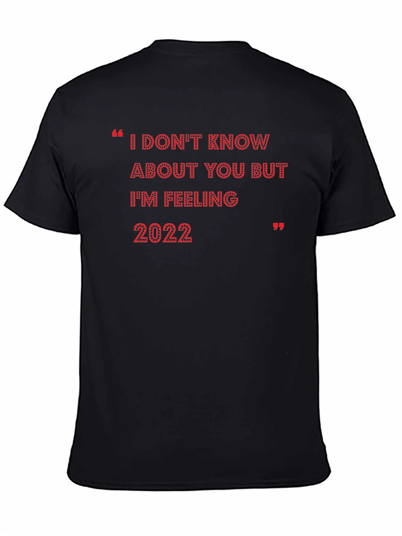 Feeling 2022 Black Graphic Tee