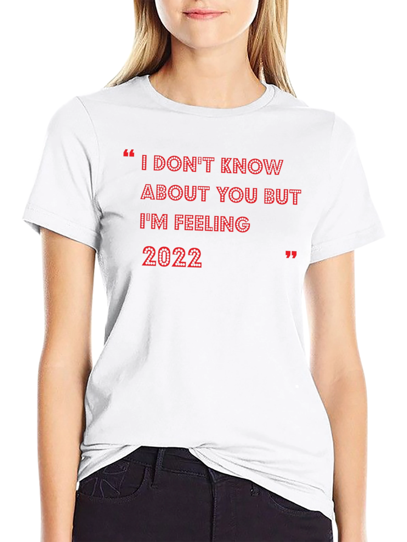 Feeling 2022 Black Graphic Tee