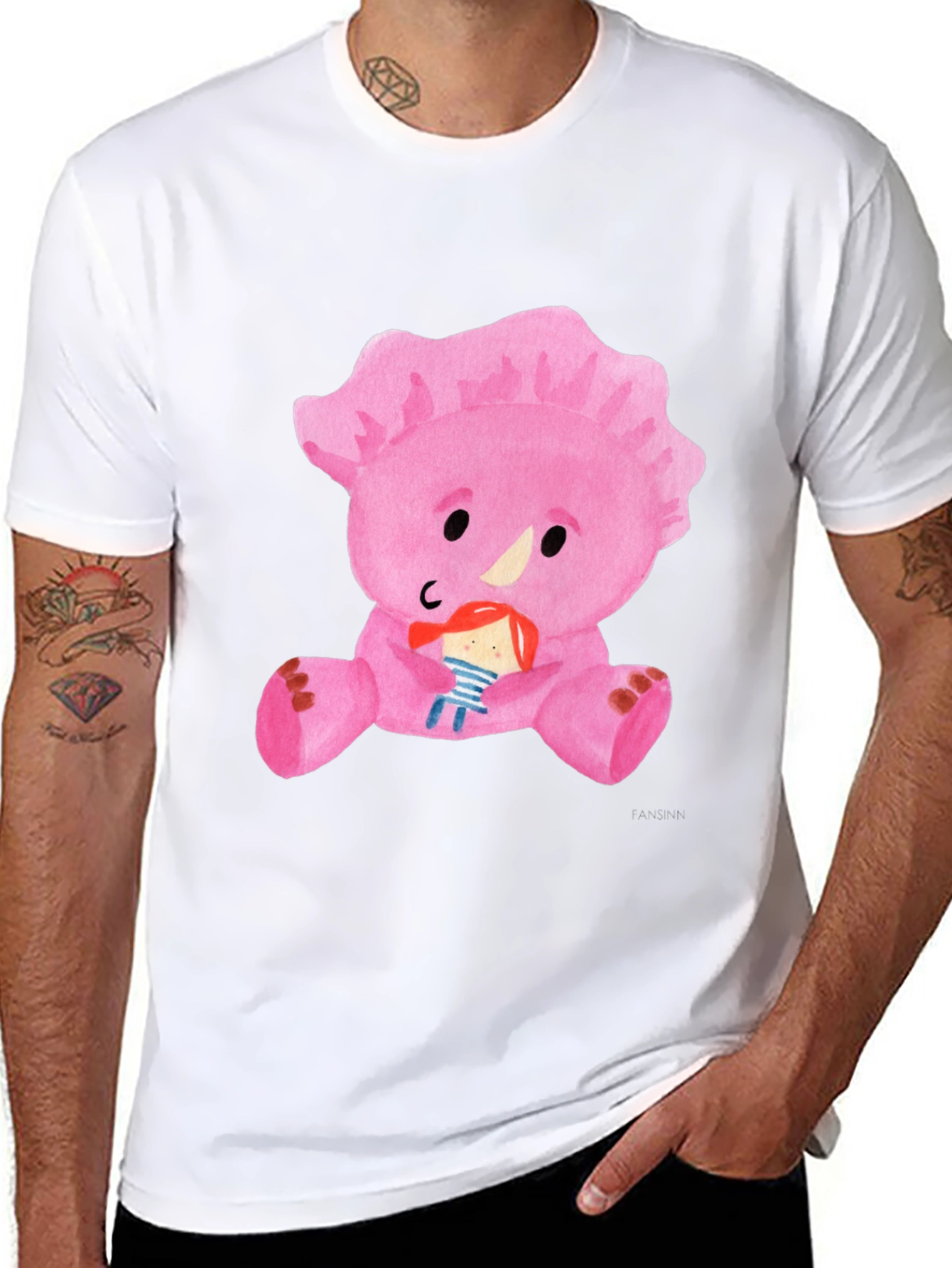 Pink Dinosaur T-Shirt
