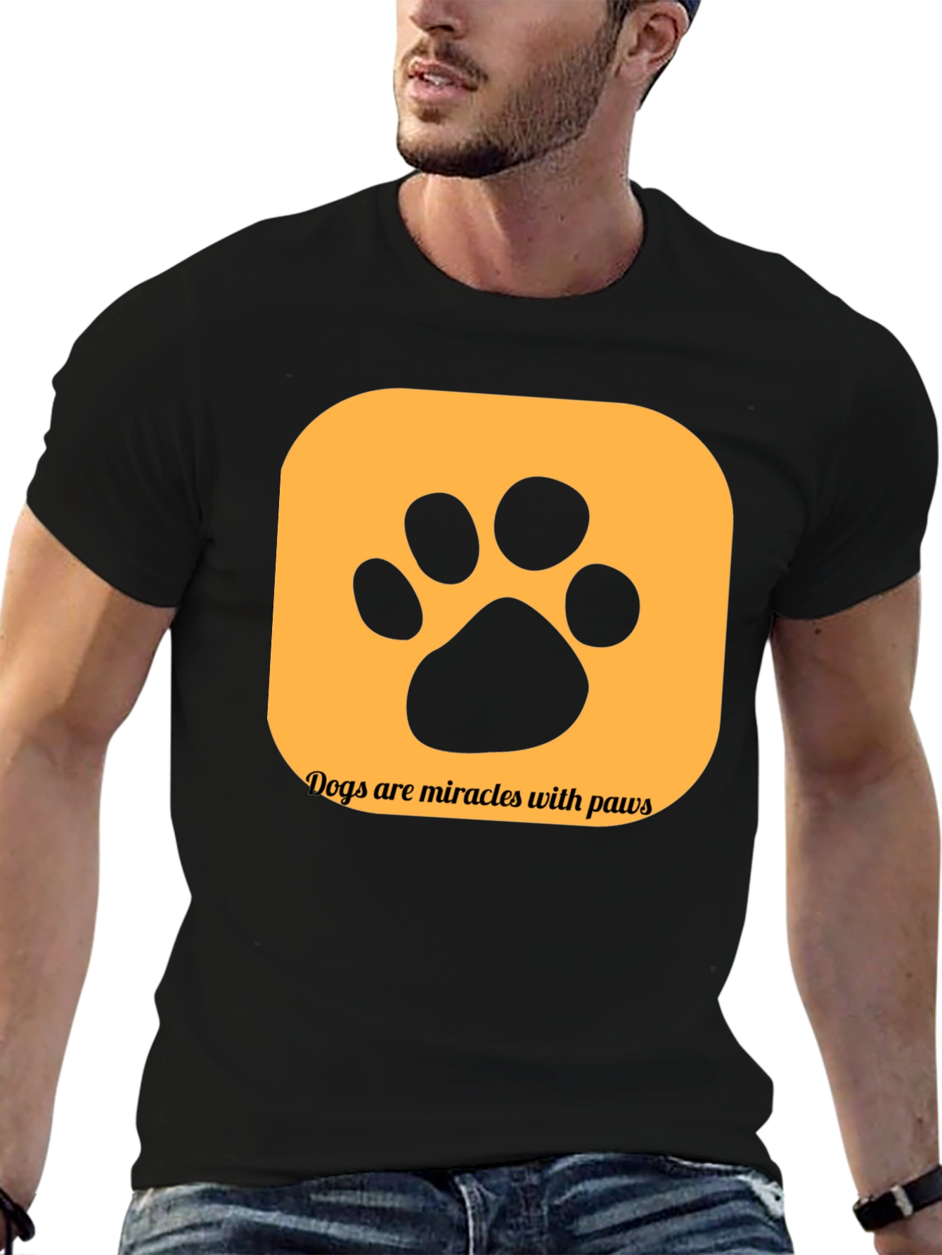 Dogs are Miracles with Paws T-Shirt