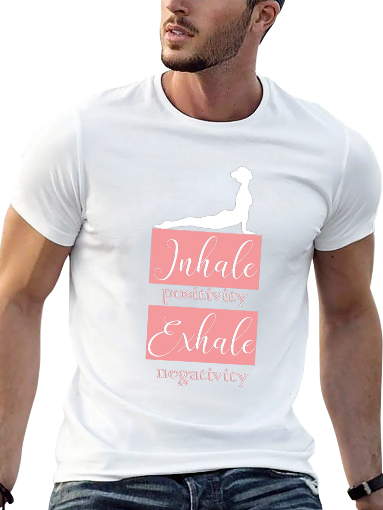 Inhale Positivity Yoga Graphic Tee