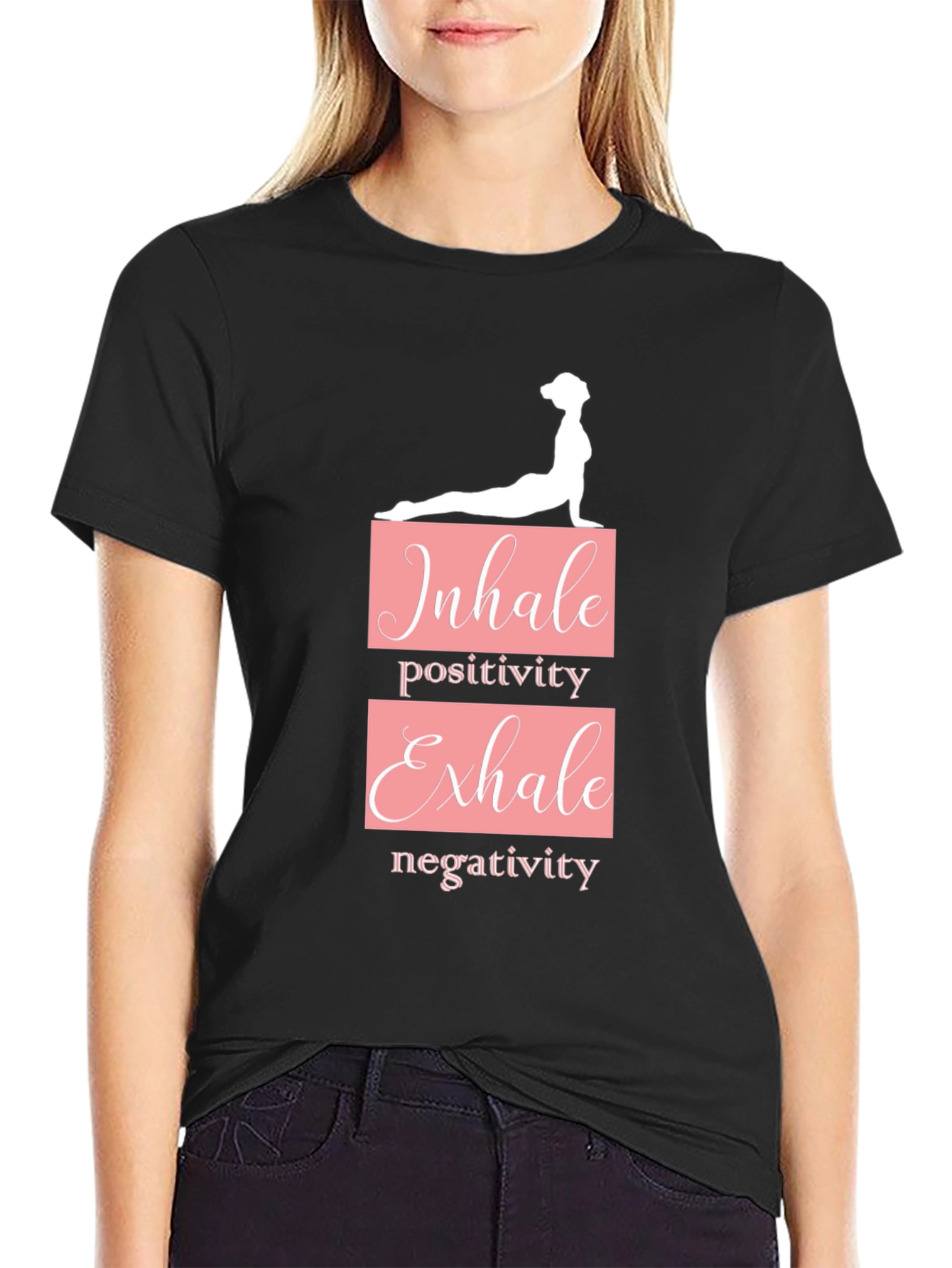 Inhale Positivity Yoga Graphic Tee