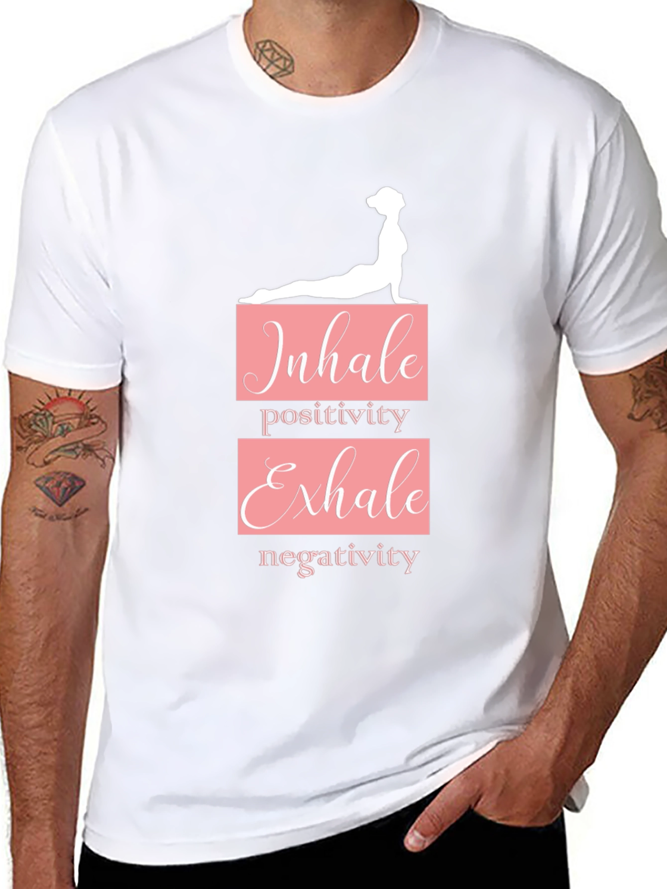 Inhale Positivity Yoga Graphic Tee