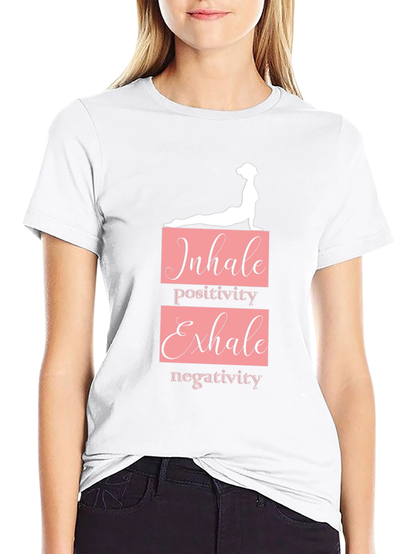 Inhale Positivity Yoga Graphic Tee