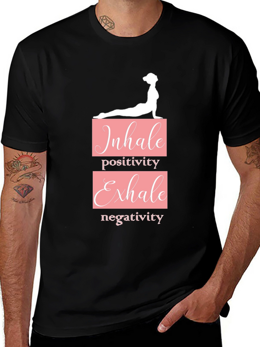 Inhale Positivity Yoga Graphic Tee
