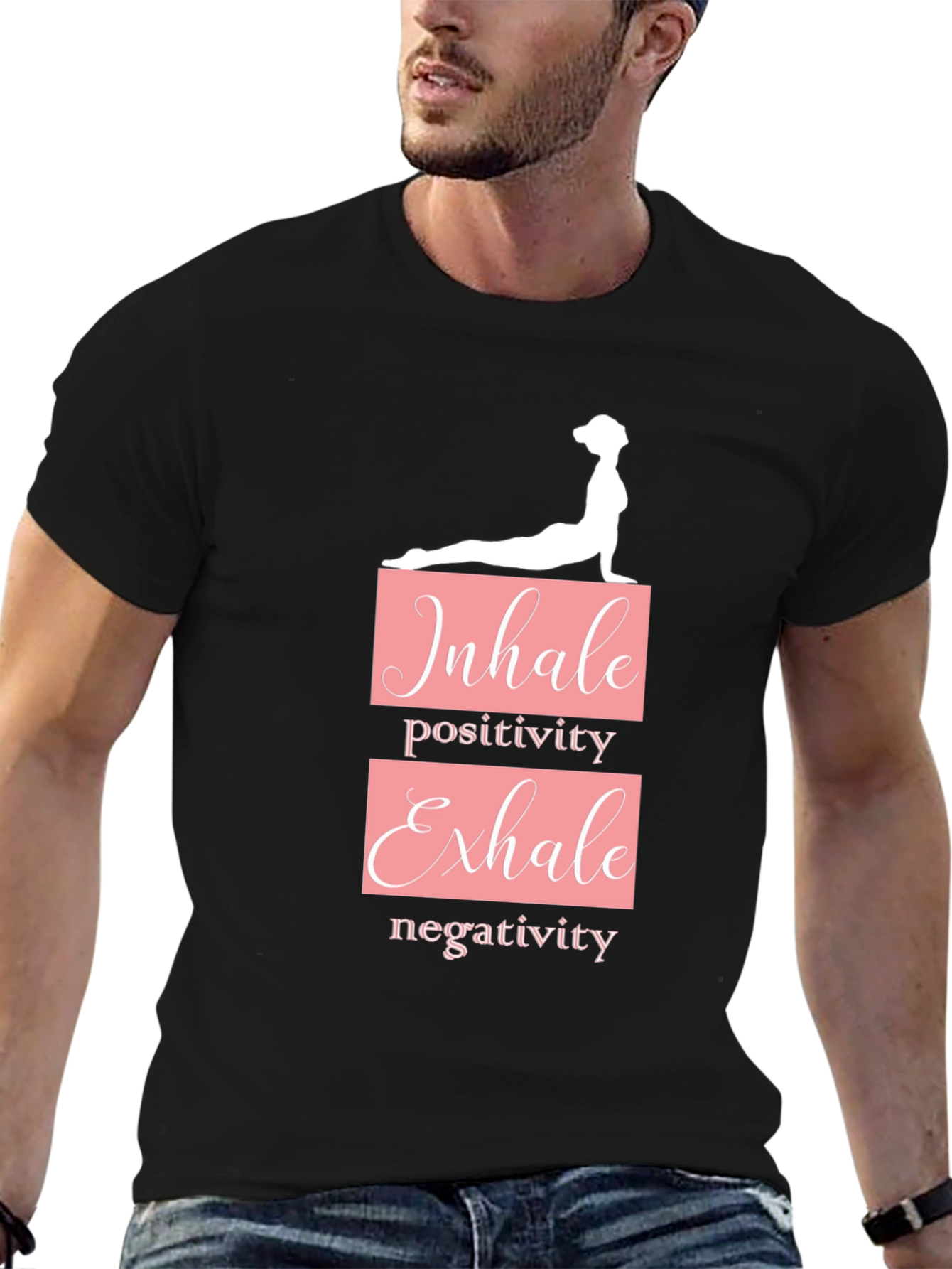 Inhale Positivity Yoga Graphic Tee