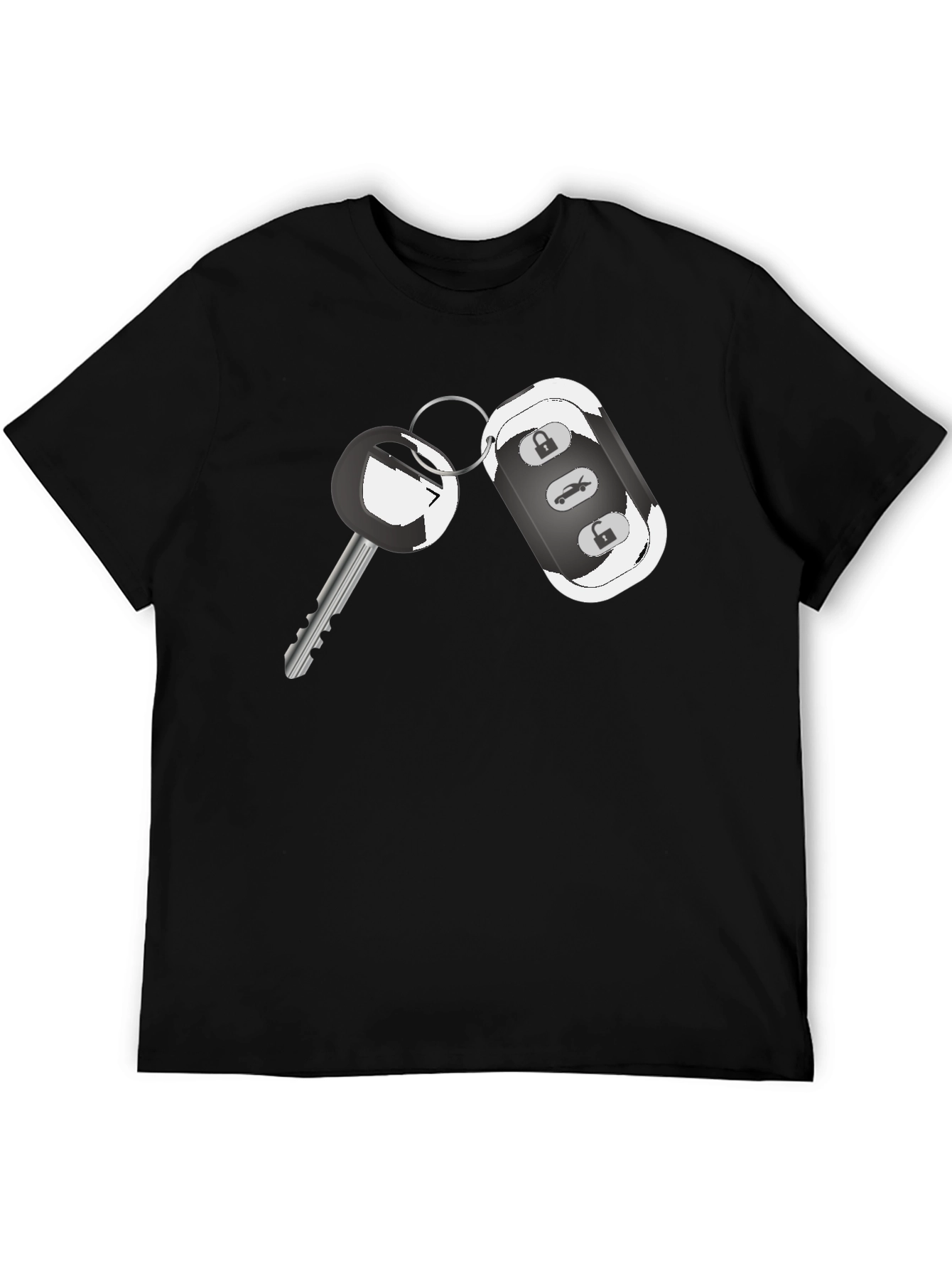 Car Key Graphic Tee - Cool Automotive Design Shirt