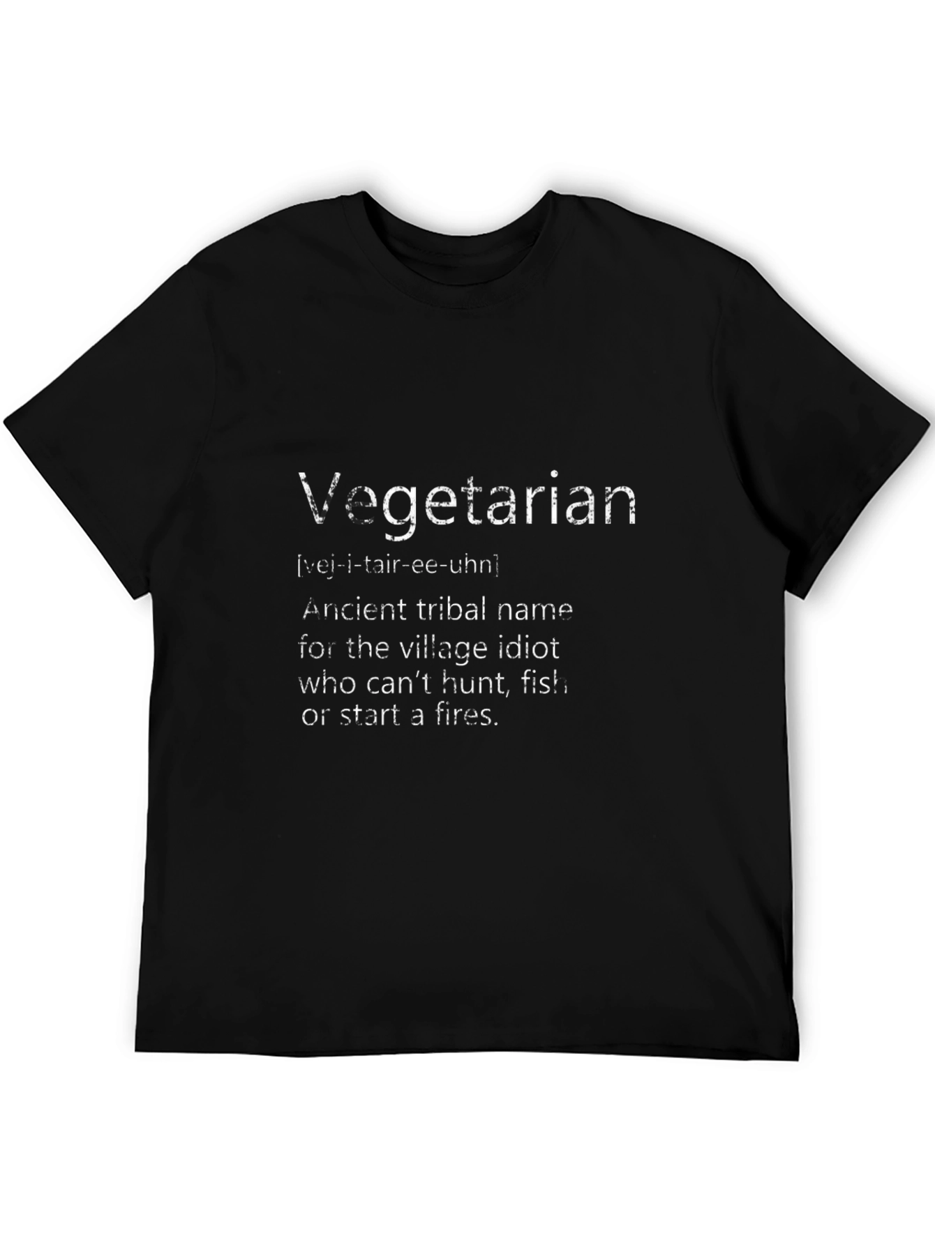 Vegetarian Definition T-Shirt - Humorous Novelty Tee