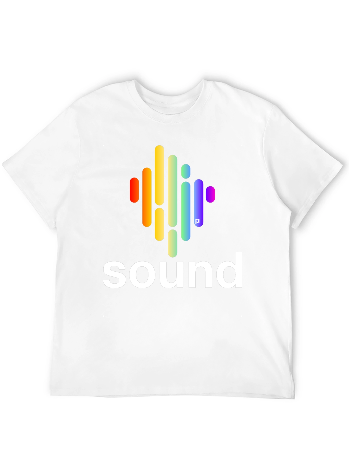 Sound Wave Graphic Tee - Stylish Black Cotton T-Shirt